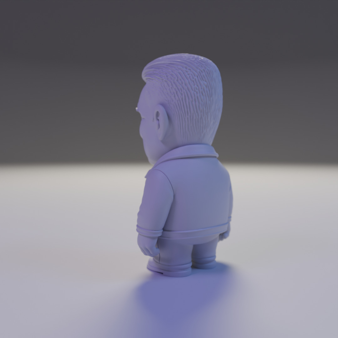 Adam Clayton chibi 3D print model_11