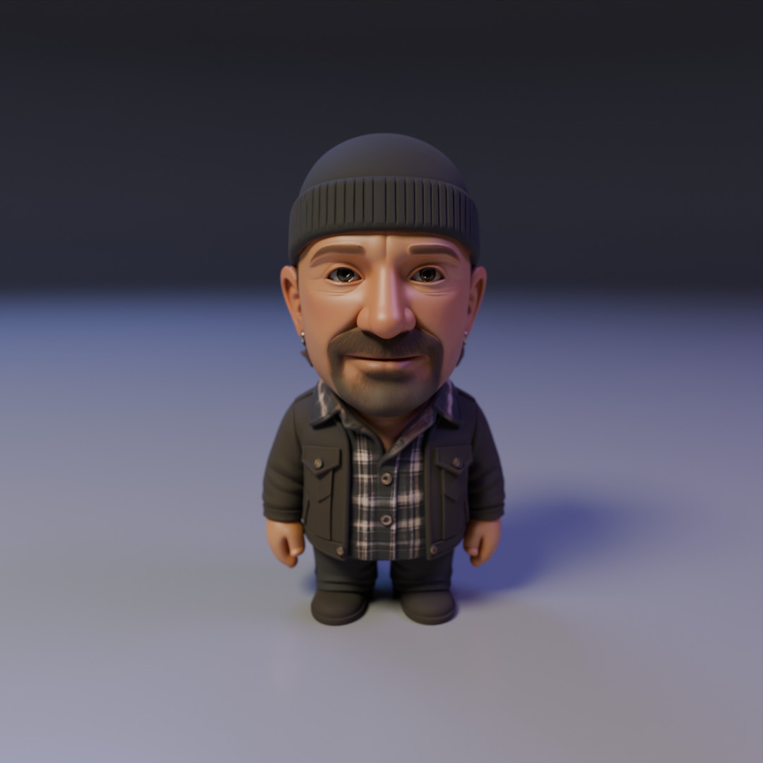 The Edge chibi 3D print model_15