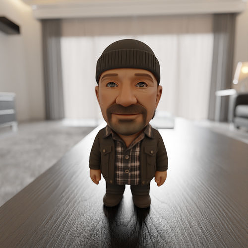 The Edge chibi 3D print model