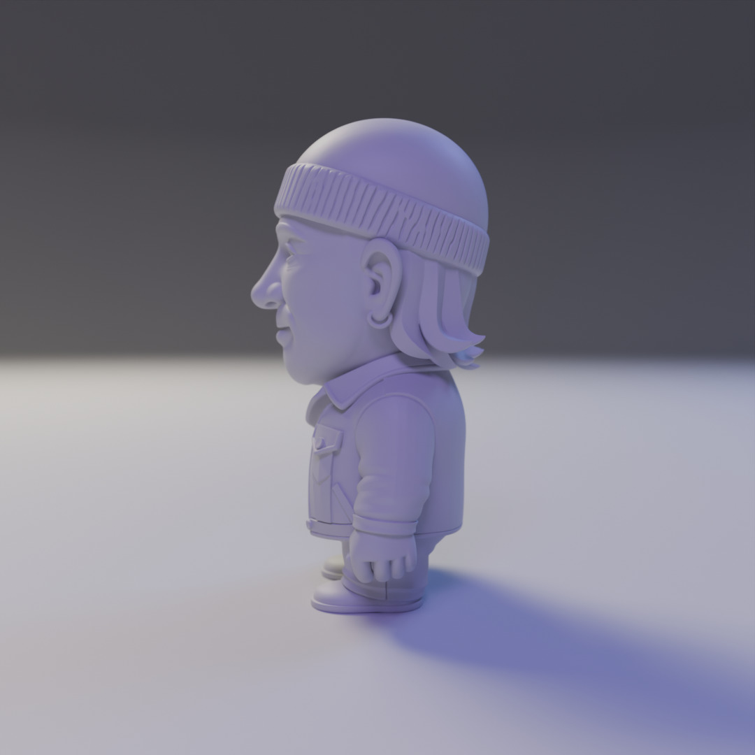 The Edge chibi 3D print model_4