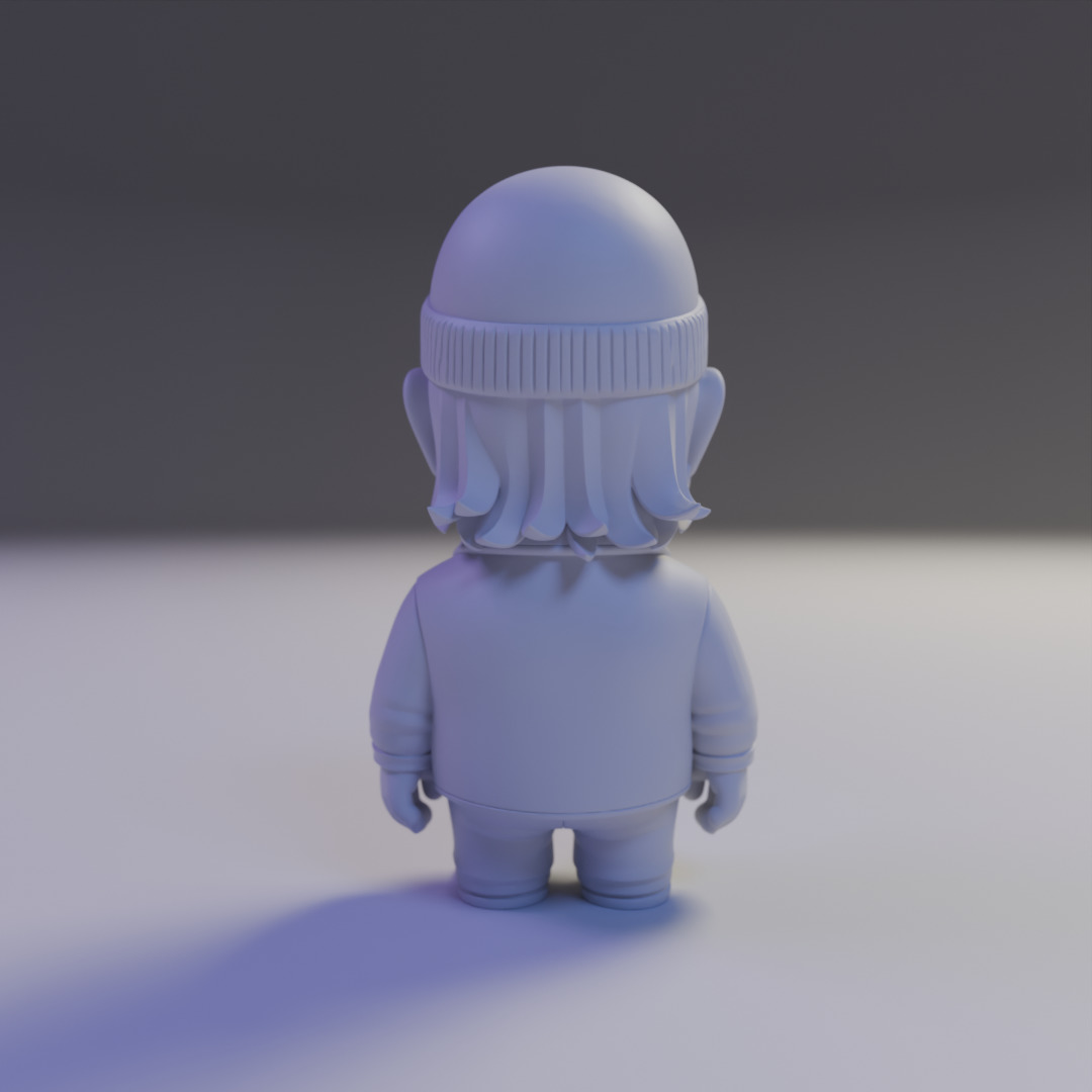 The Edge chibi 3D print model_6