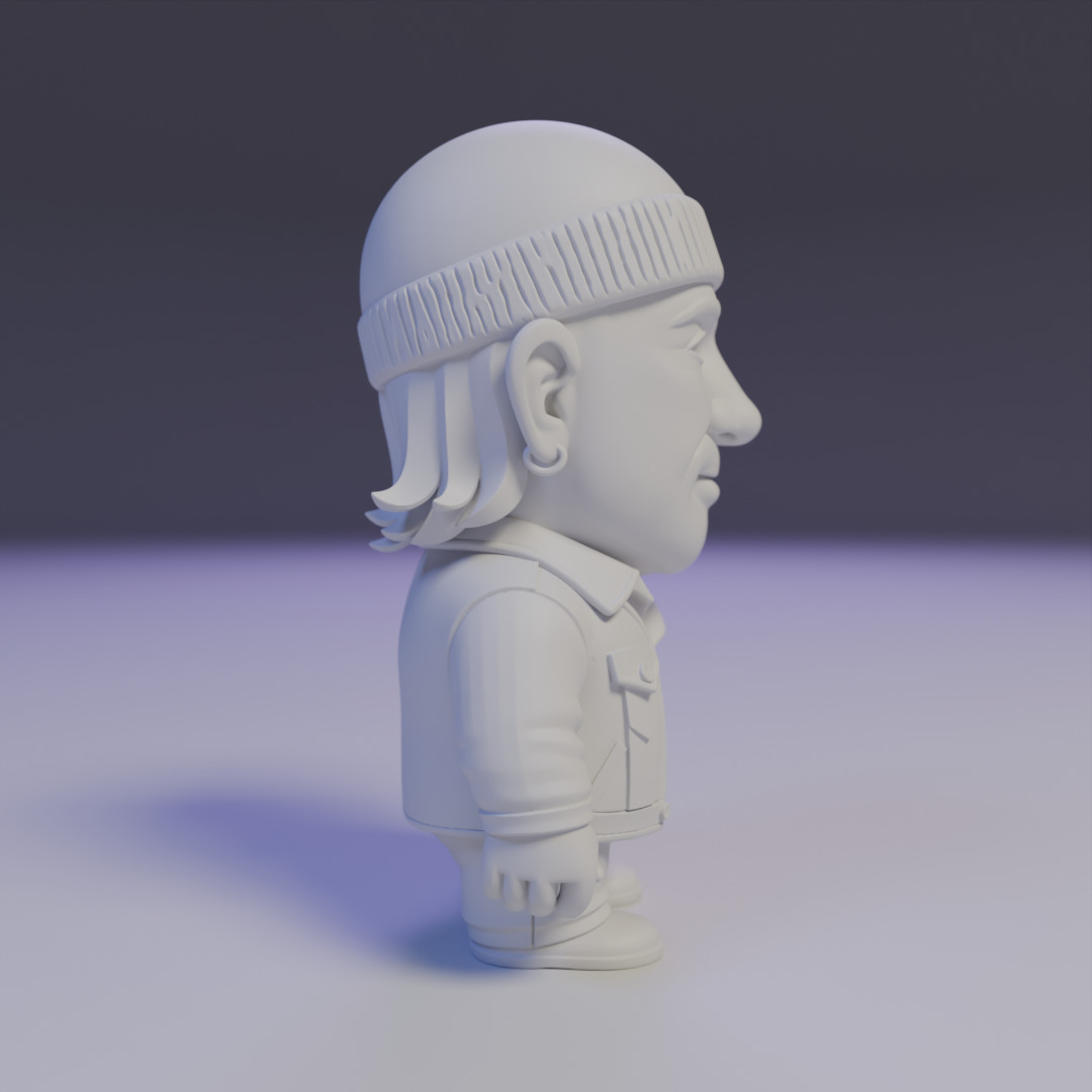 The Edge chibi 3D print model_2