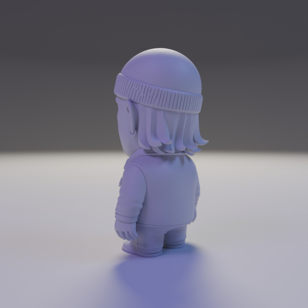 The Edge chibi 3D print model_12