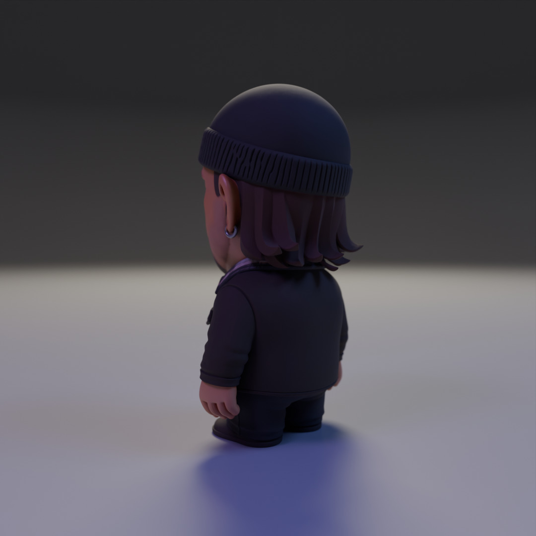 The Edge chibi 3D print model_11