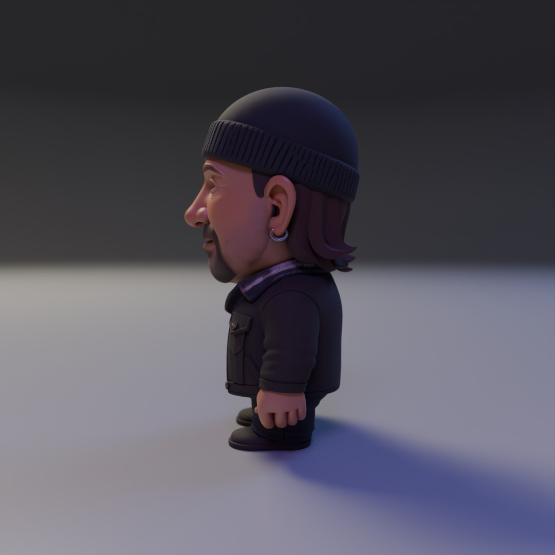 The Edge chibi 3D print model_3