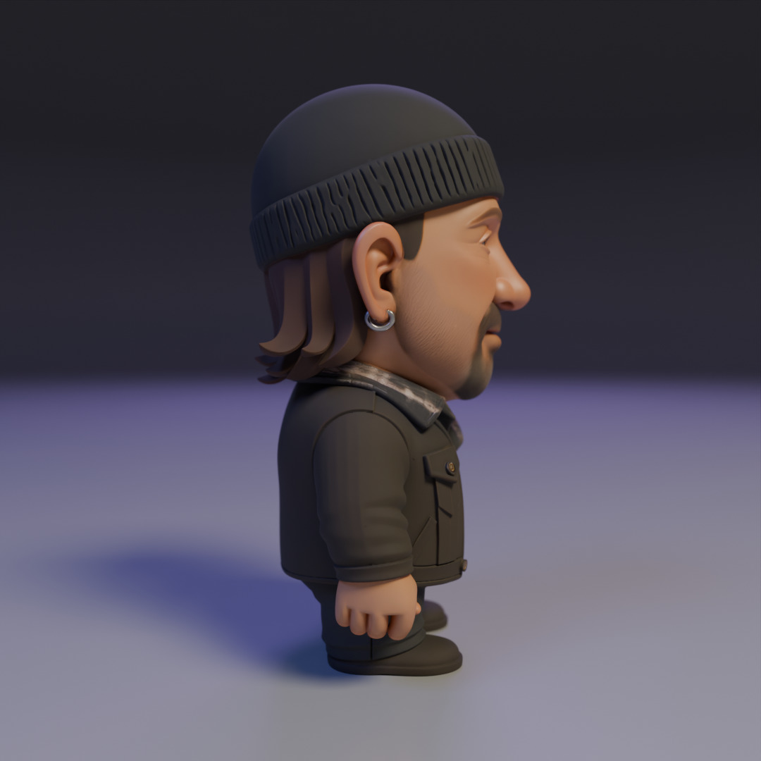 The Edge chibi 3D print model_1
