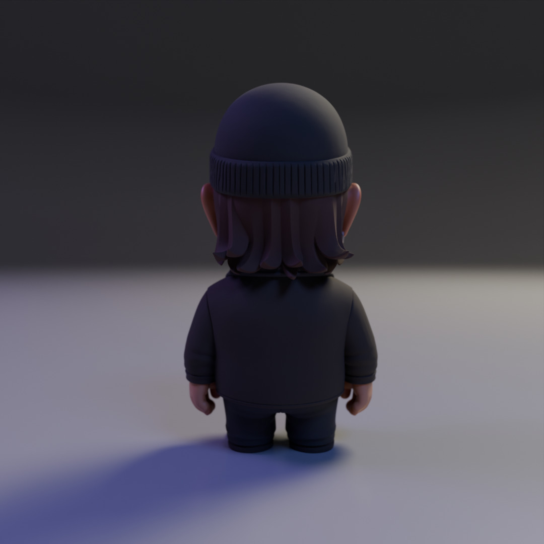 The Edge chibi 3D print model_5