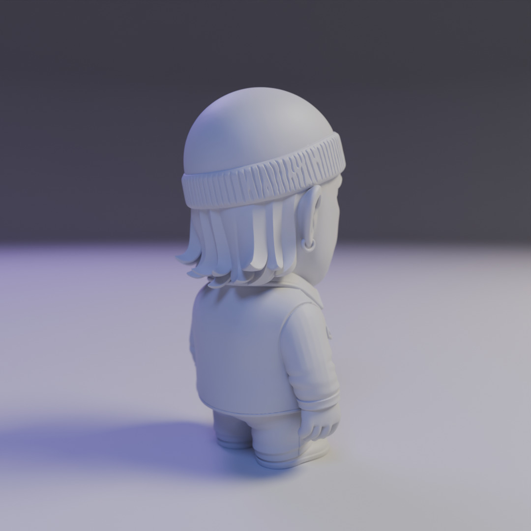 The Edge chibi 3D print model_14