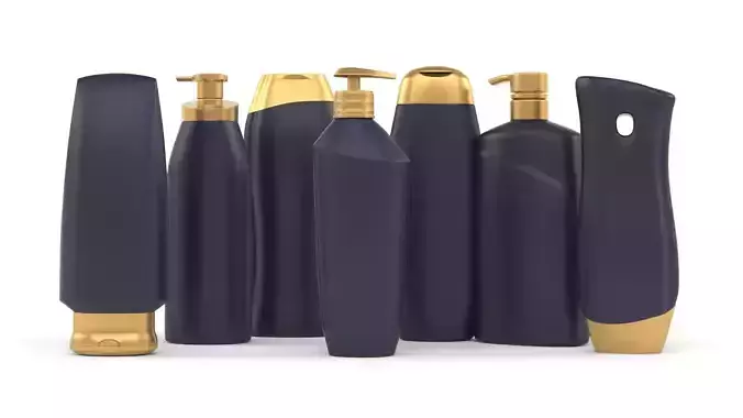 Plastic Bottle Collection 3D model