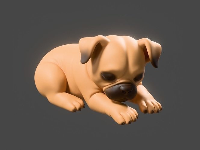 Sleeping Dog 3D print model