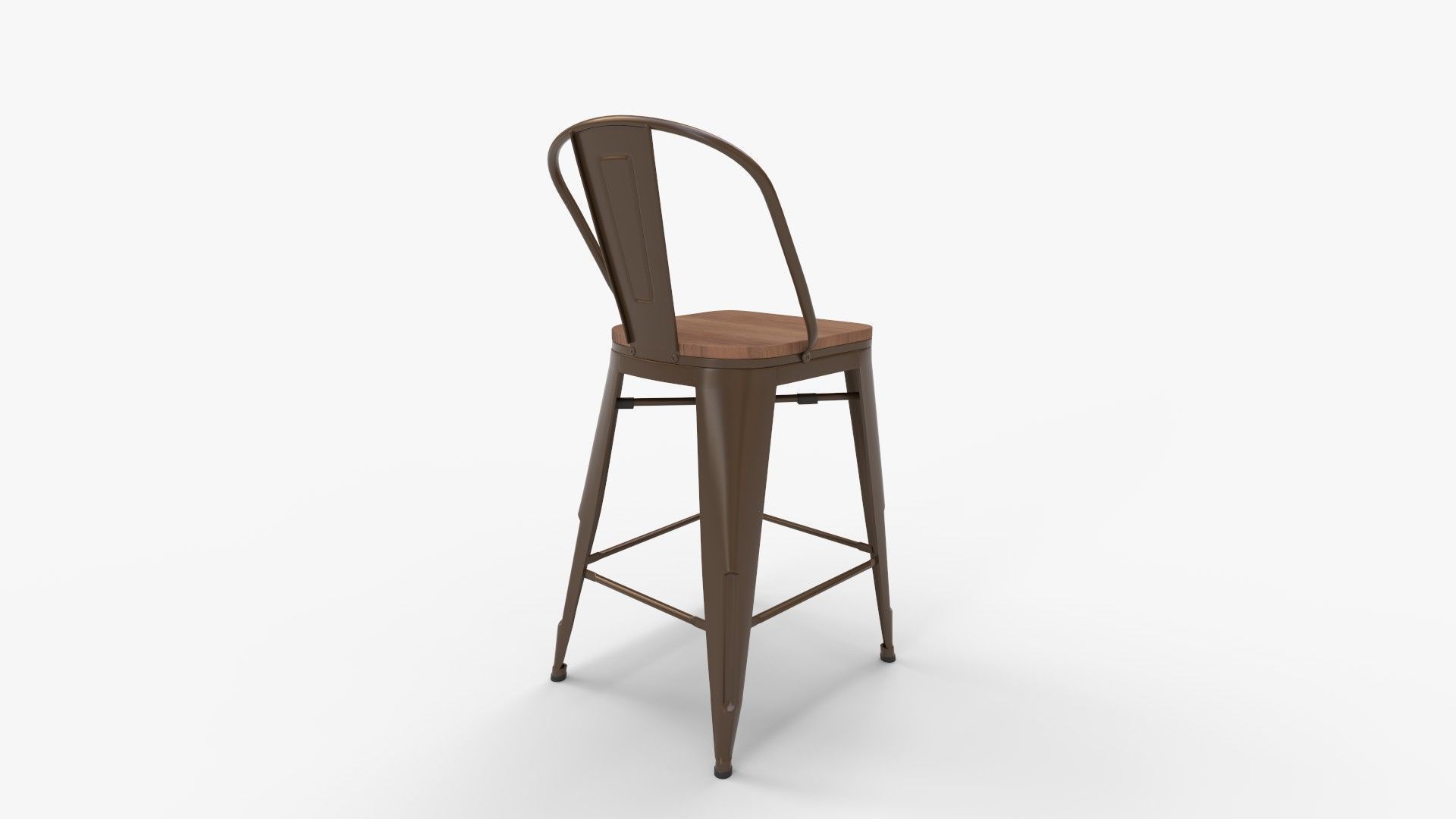 Andeworld Bar Stool 3D model_2