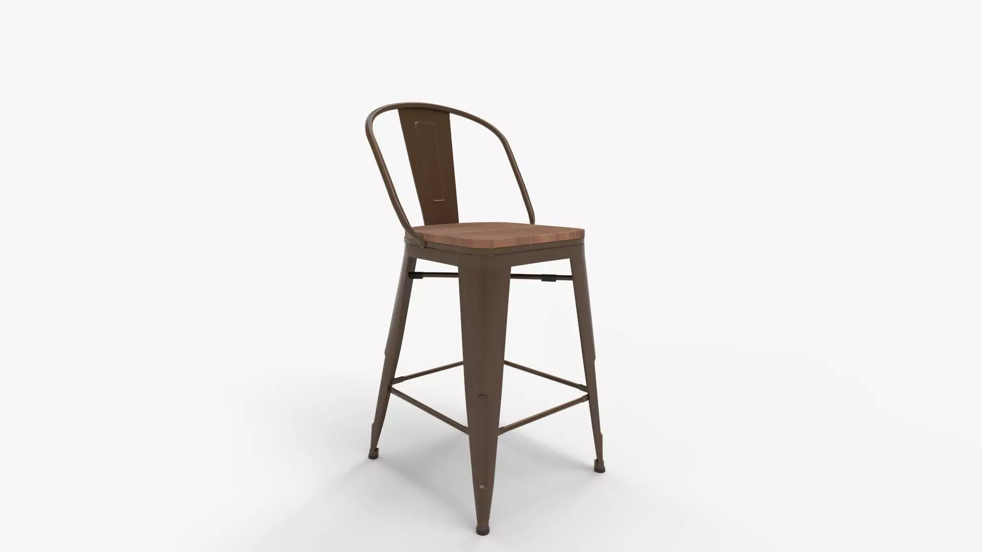 Andeworld Bar Stool 3D model_0