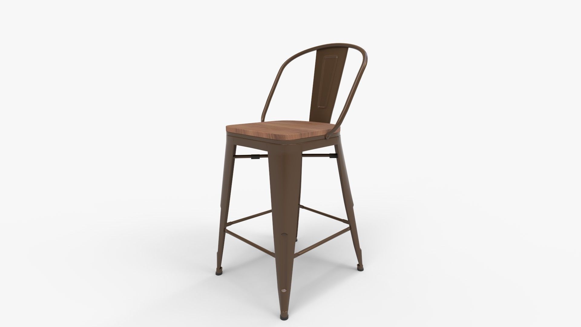 Andeworld Bar Stool 3D model_6