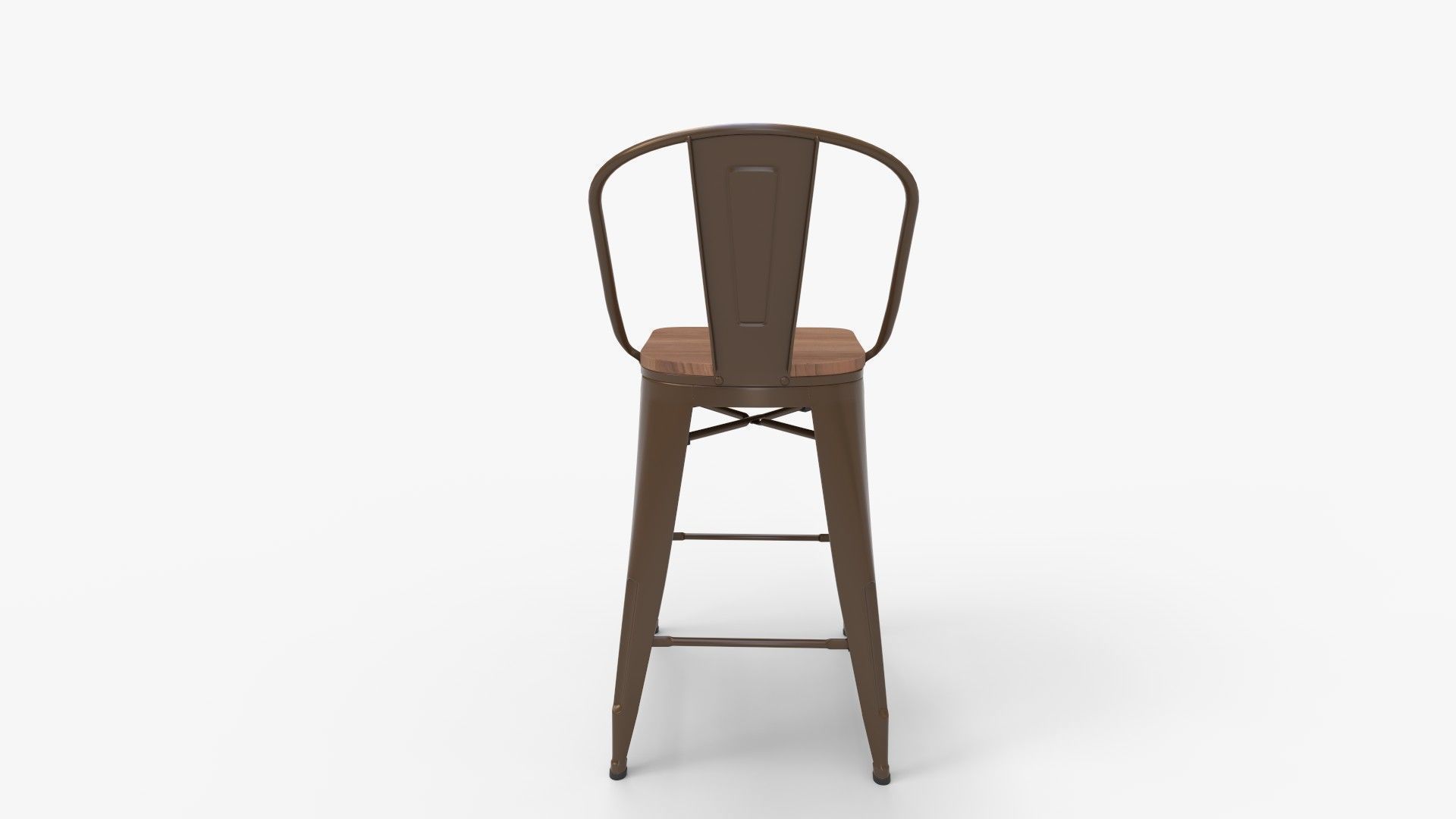 Andeworld Bar Stool 3D model_3