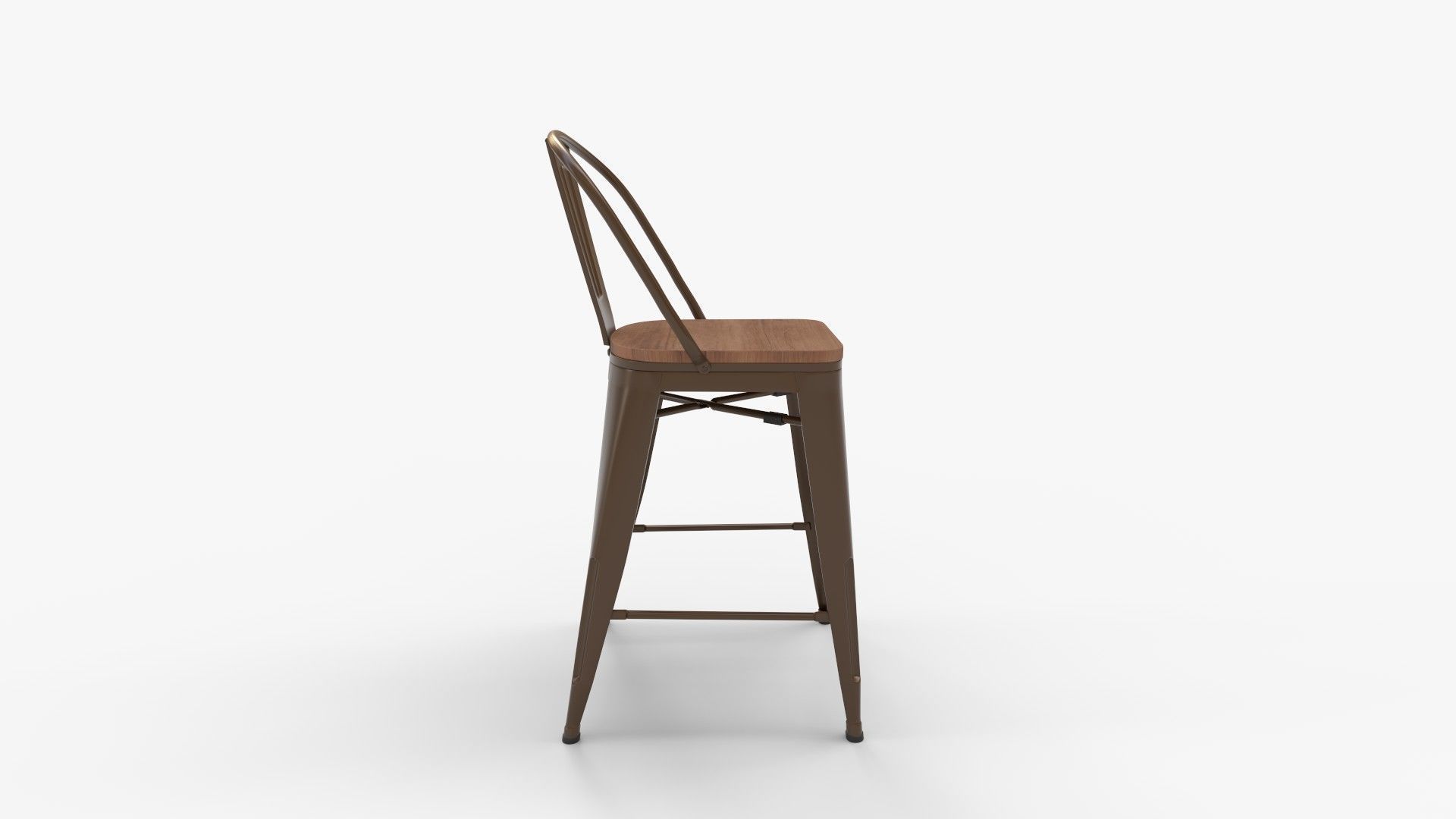Andeworld Bar Stool 3D model_1