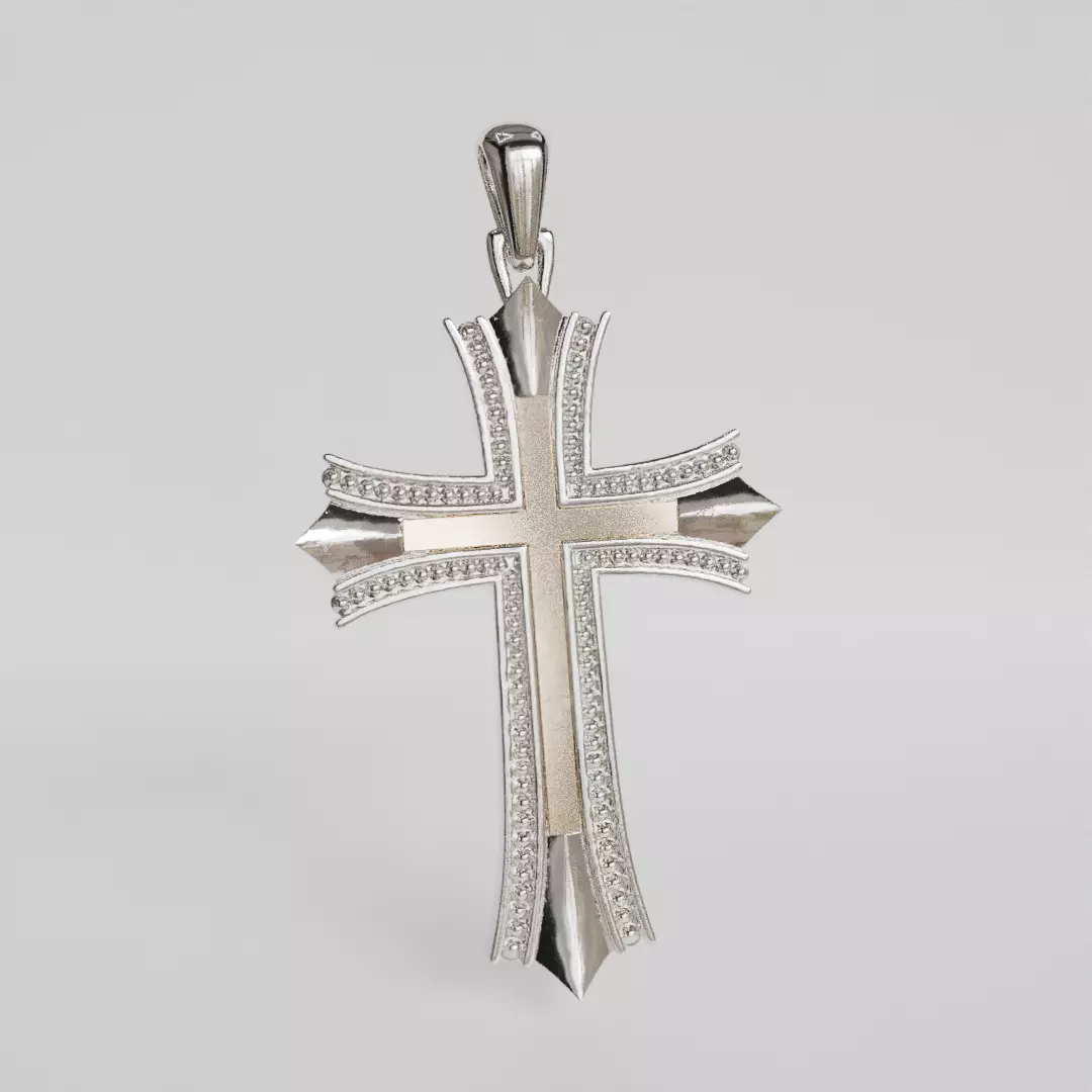 pendant cross 3D print model