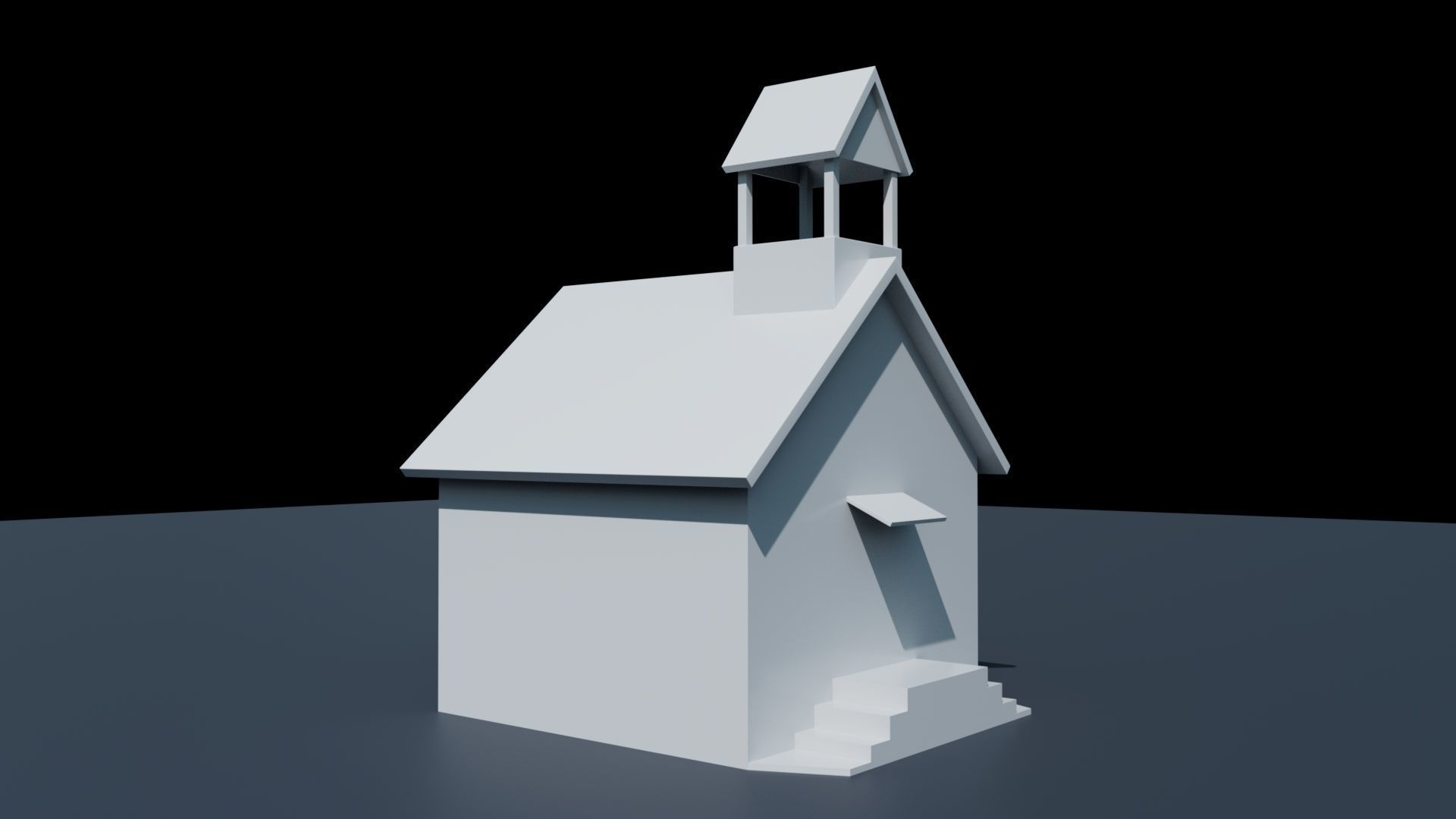 House 2 for Game Low-poly 3D model_6