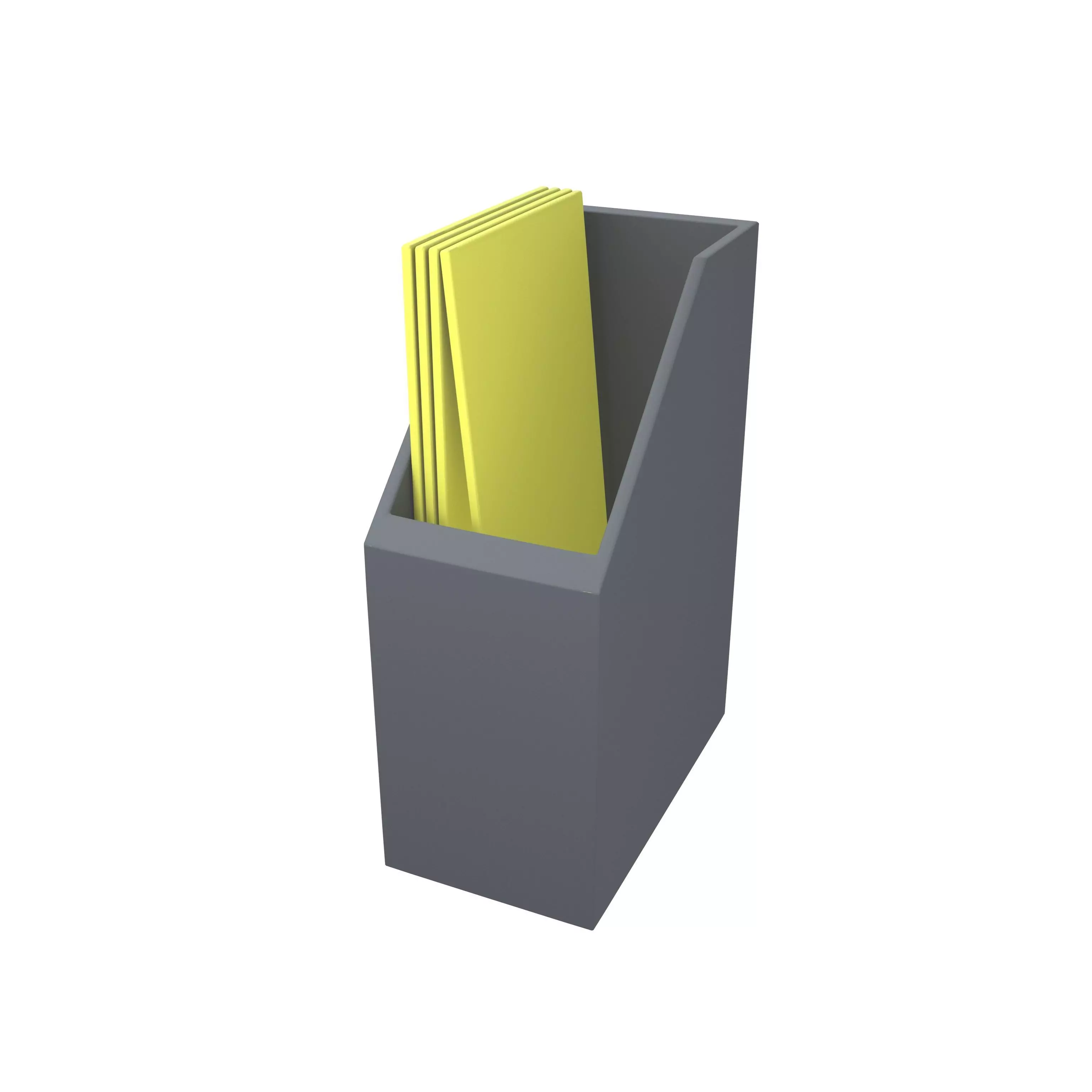 Office Stationery File Folder Icon v1 002 Low-poly 3D model_0