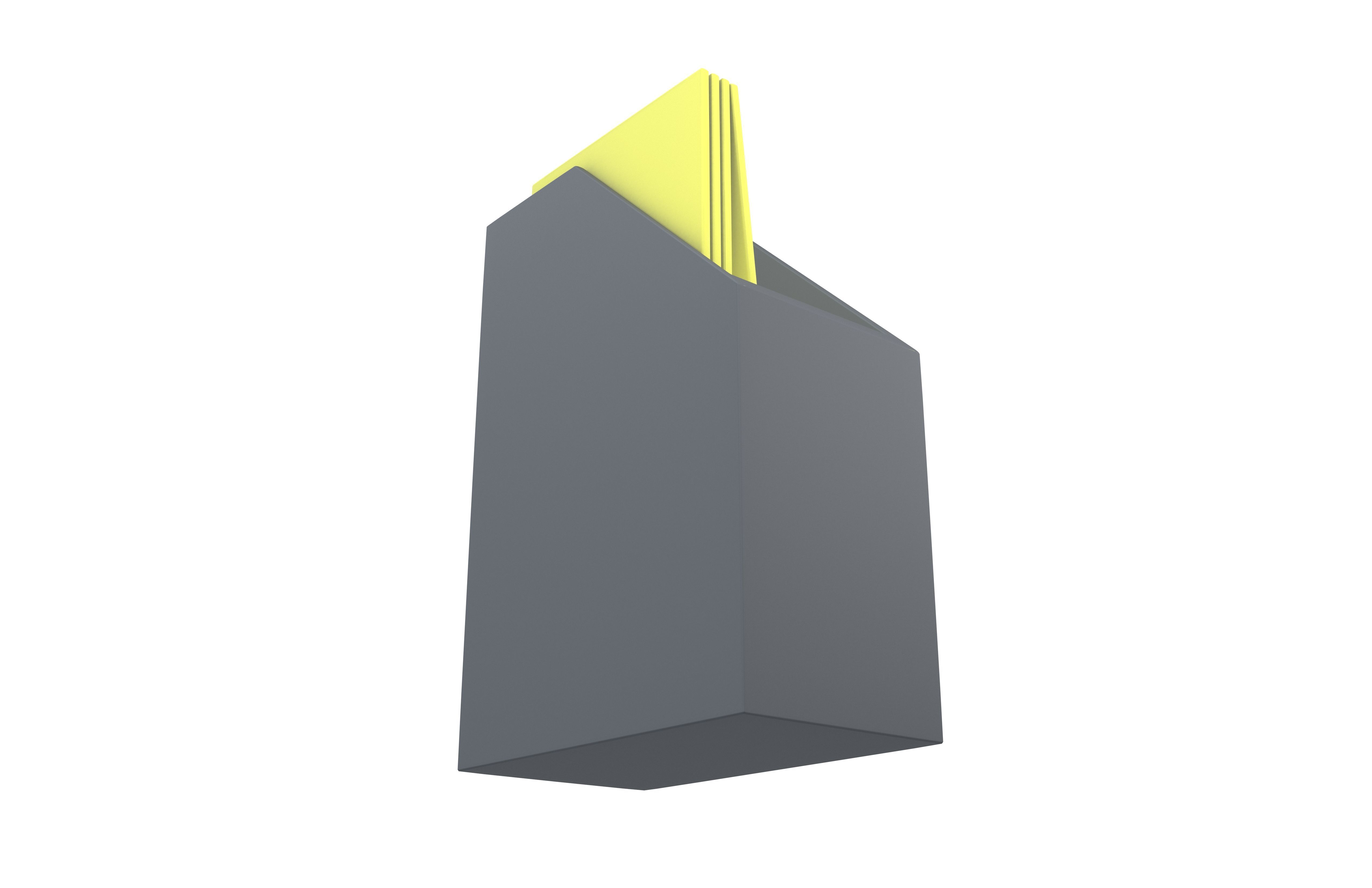 Office Stationery File Folder Icon v1 002 Low-poly 3D model_3