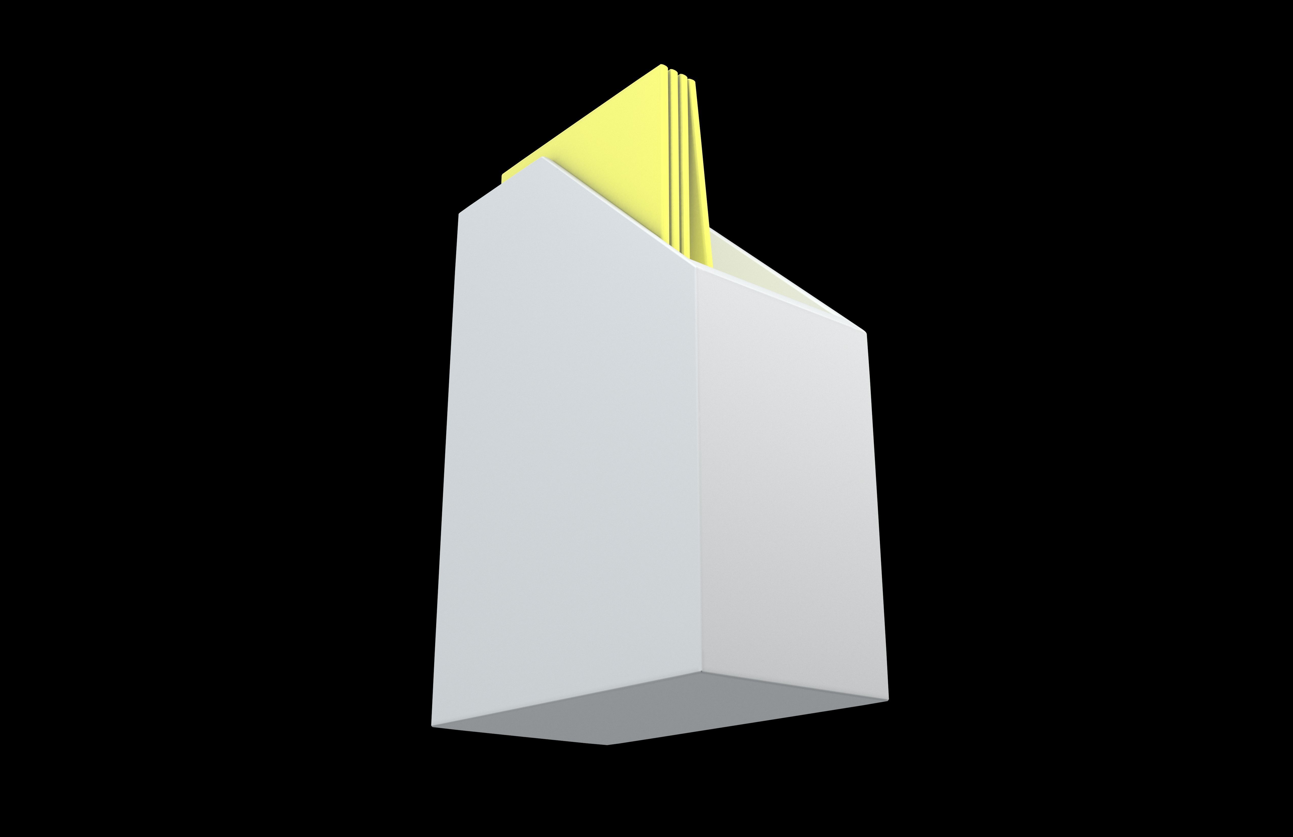 Office Stationery File Folder Icon v1 003 Low-poly 3D model_3