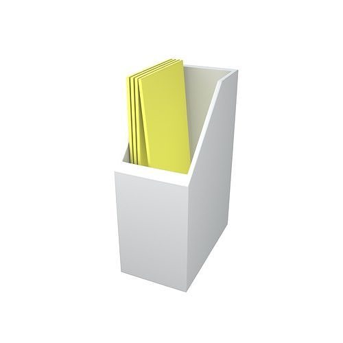 Office Stationery File Folder Icon v1 003 Low-poly 3D model