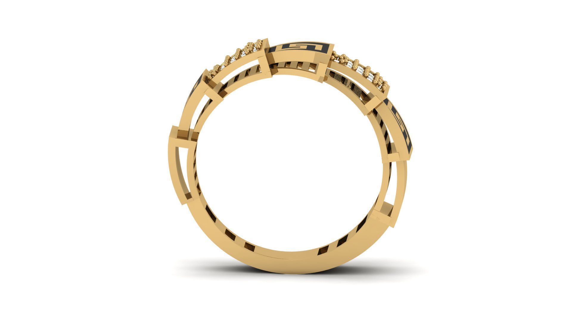 Band Ring 3D print model_16