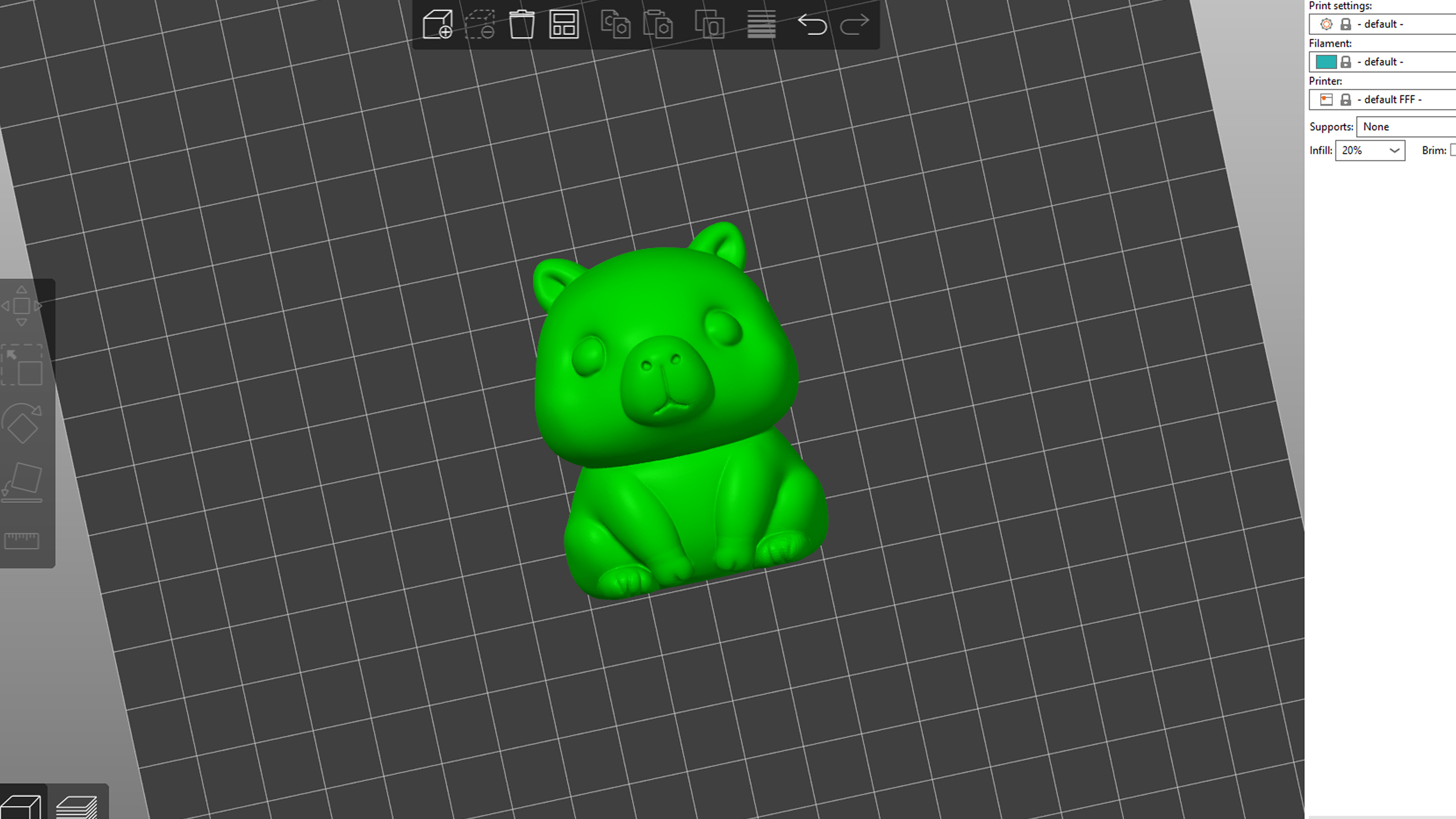 Capybara 3D 3D print model_1