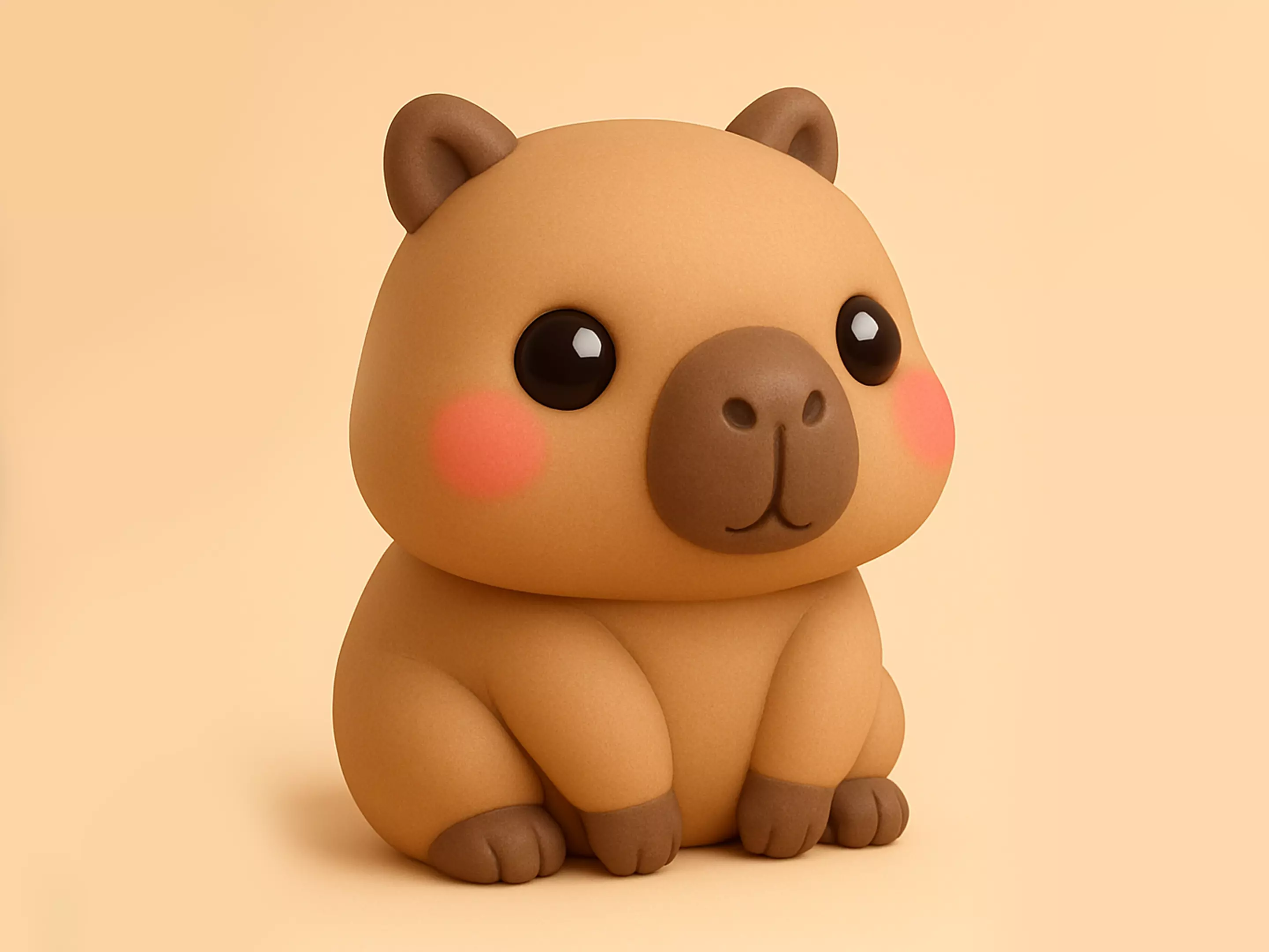 Capybara 3D 3D print model_0