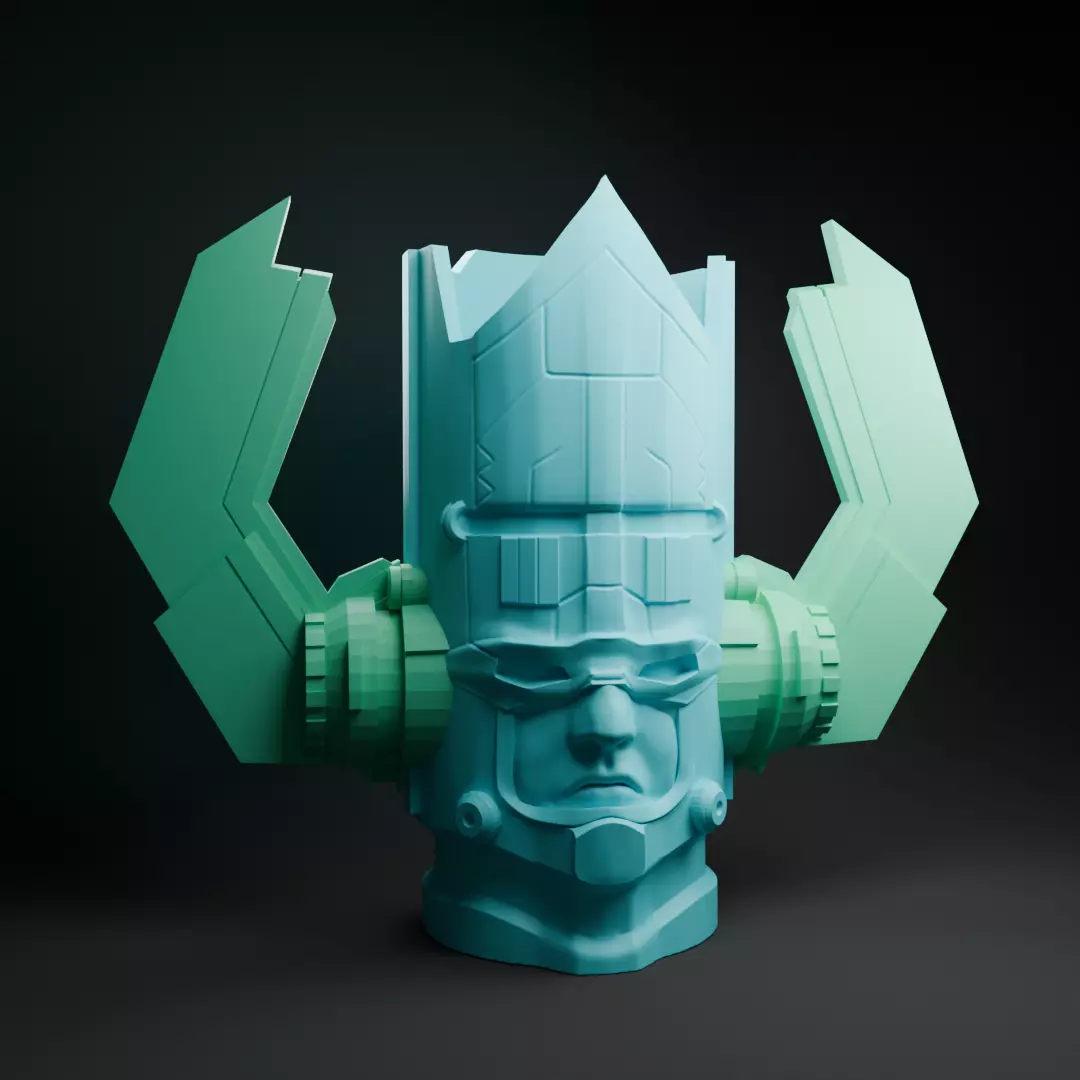 Fantastic 4 popcorn bucket 3D print model_0