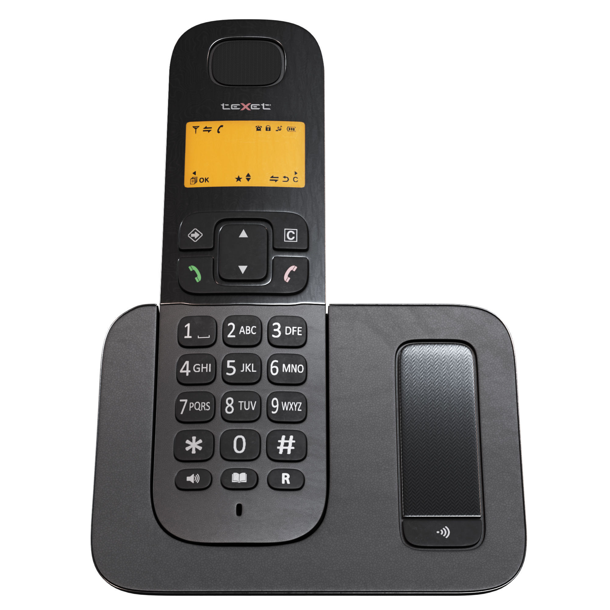 Phone Texet TX D6605A 3D model_1