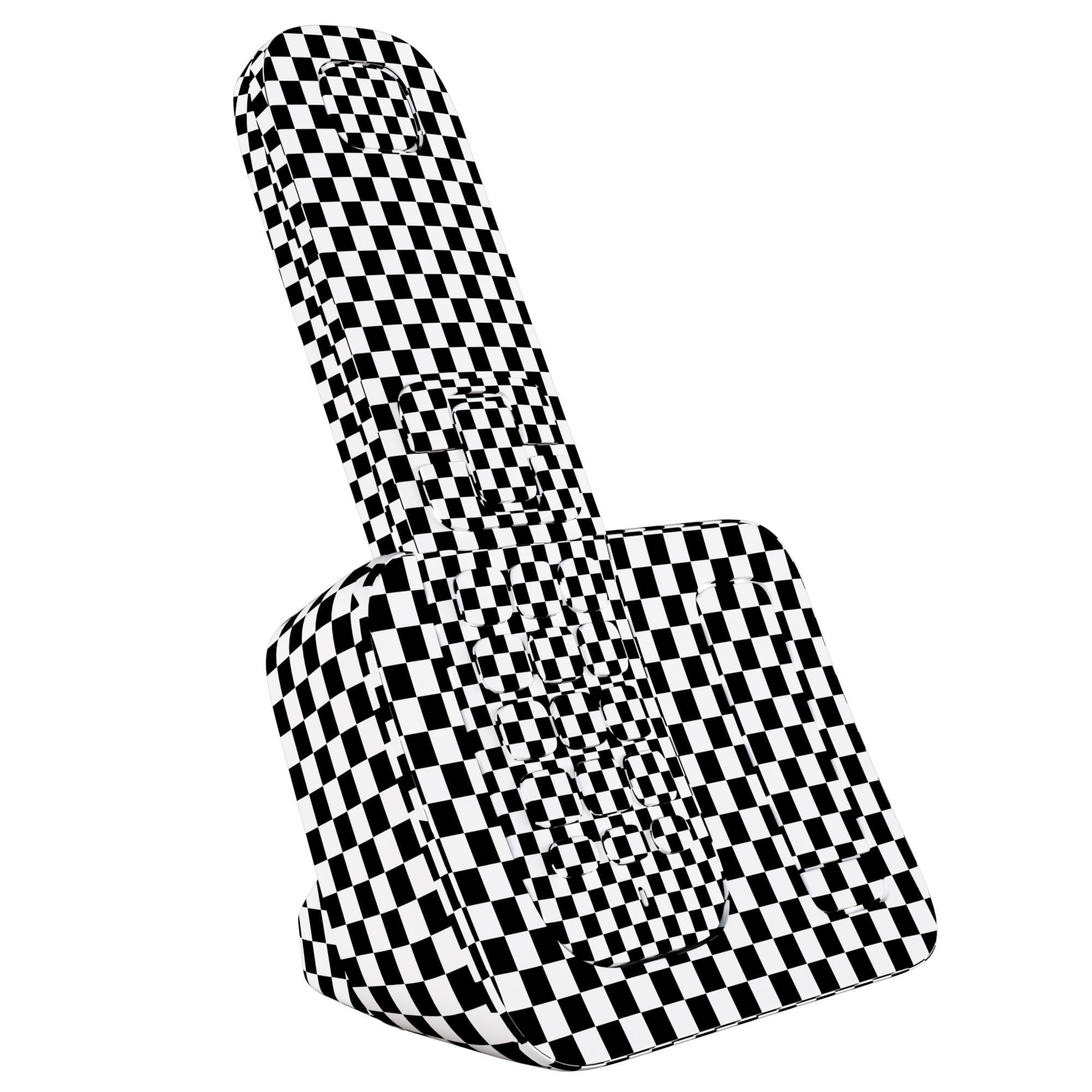 Phone Texet TX D6605A 3D model_5