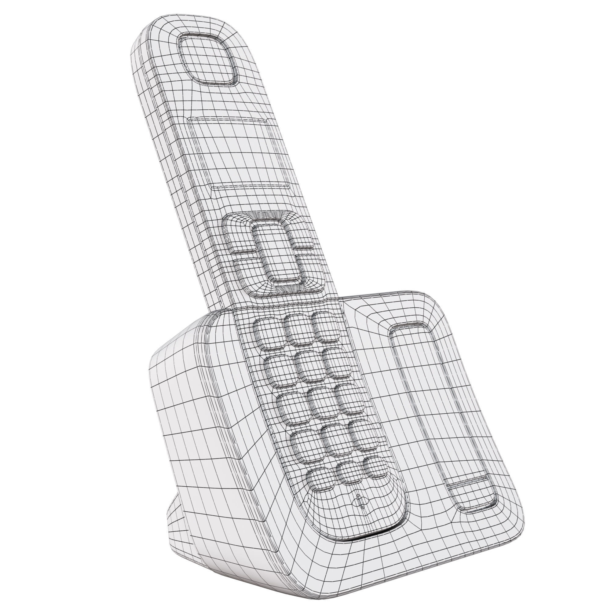 Phone Texet TX D6605A 3D model_4