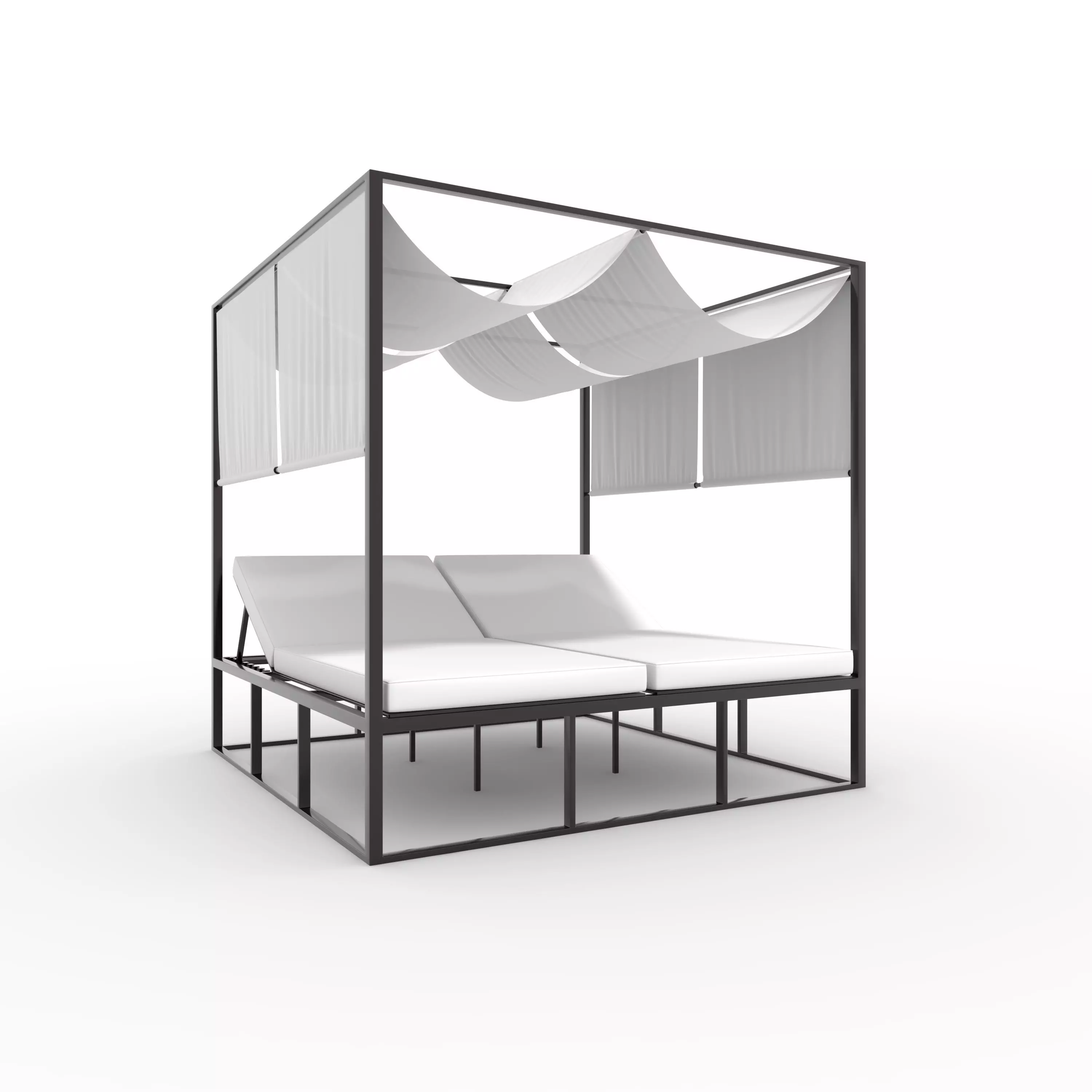 Poolside Cabana 01 3D model_0