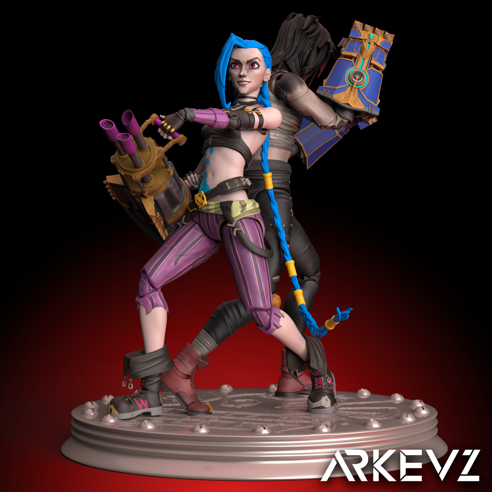 Action Figure - Vi Arcane 3D print model_4