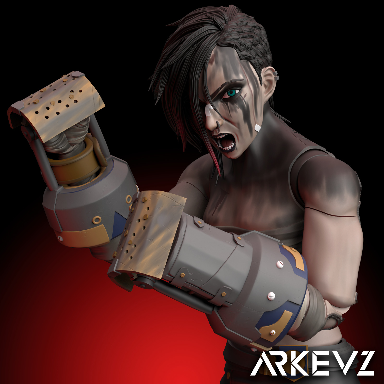 Action Figure - Vi Arcane 3D print model_7