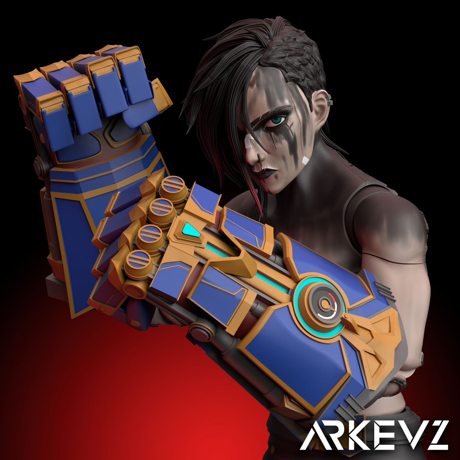 Action Figure - Vi Arcane 3D print model_6