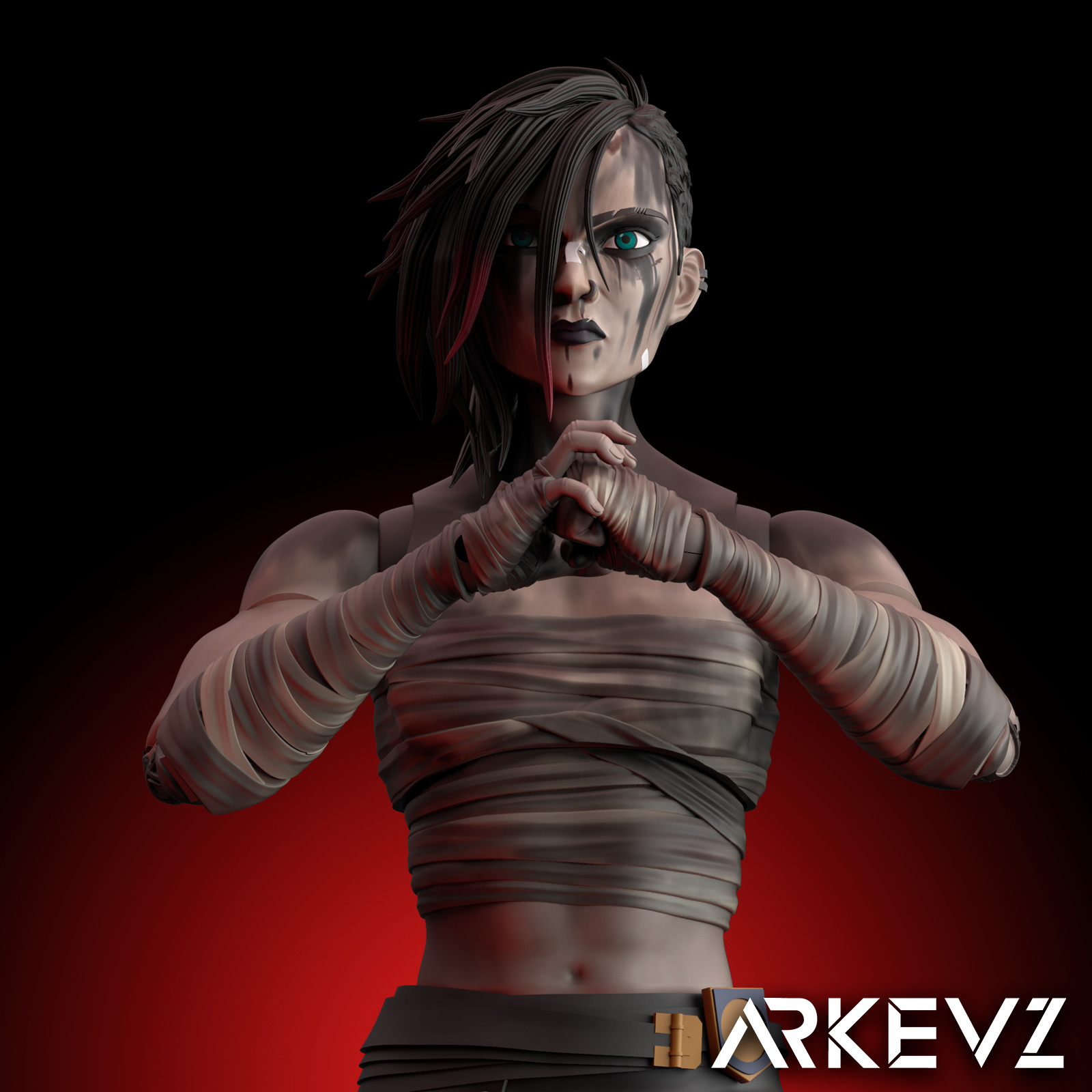 Action Figure - Vi Arcane 3D print model_3