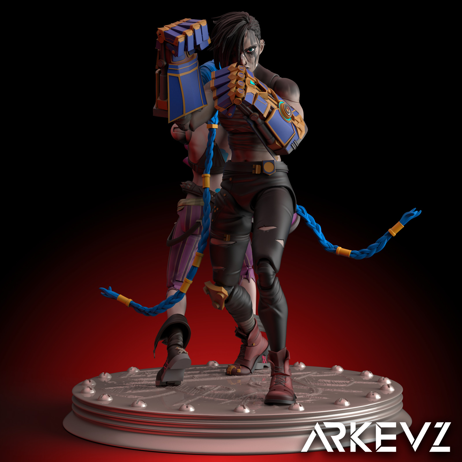 Action Figure - Vi Arcane 3D print model_10