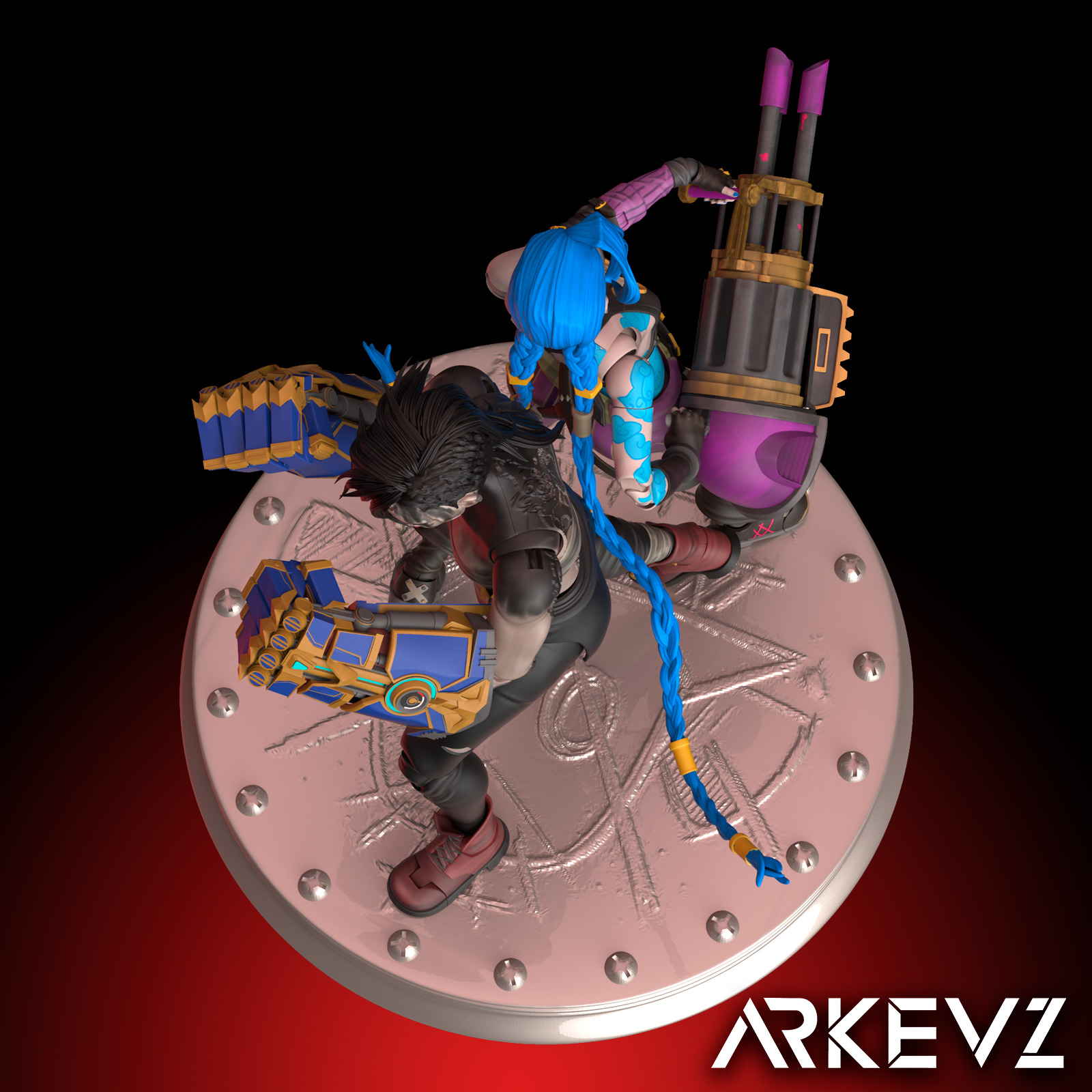 Action Figure - Vi Arcane 3D print model_9