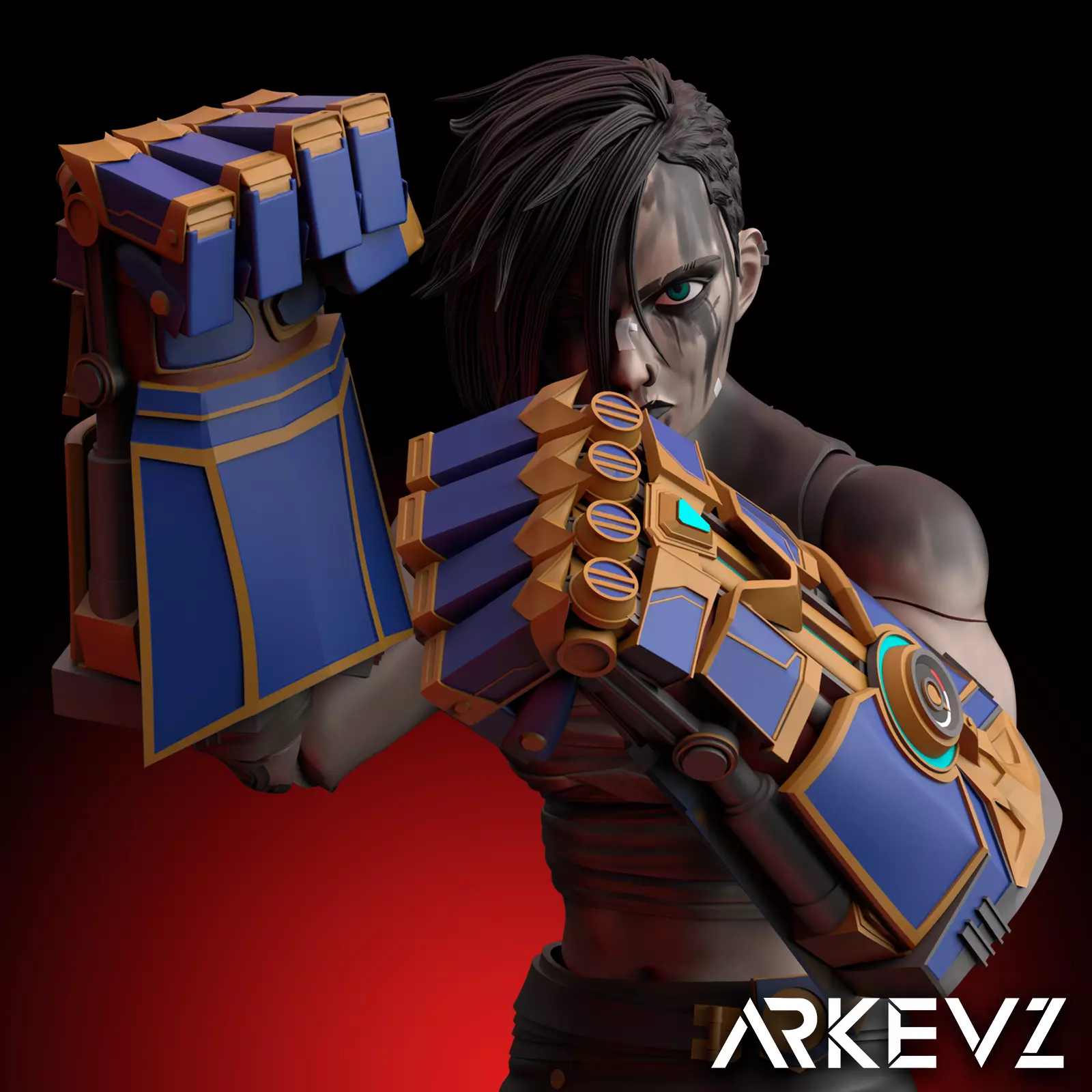 Action Figure - Vi Arcane 3D print model_0