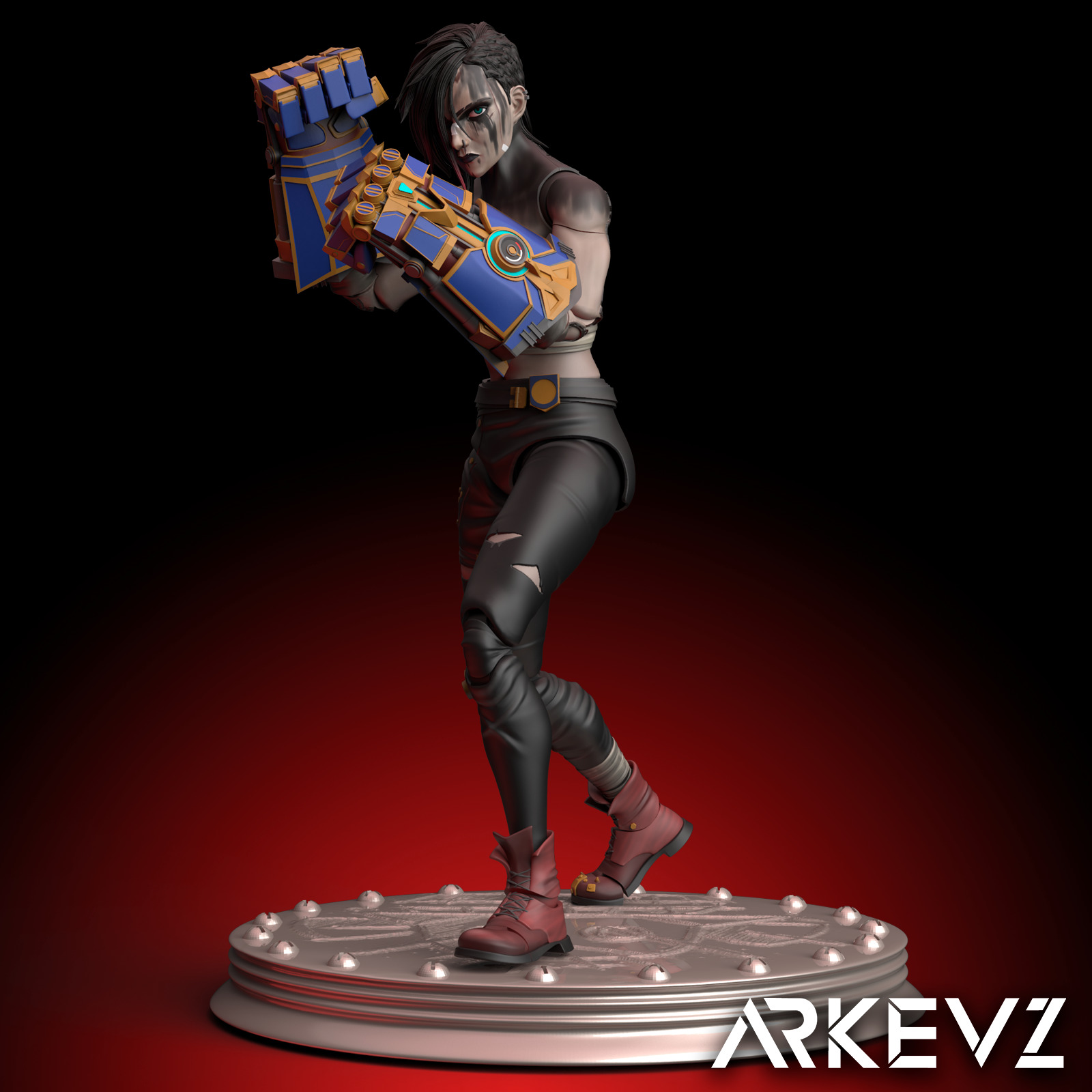 Action Figure - Vi Arcane 3D print model_5