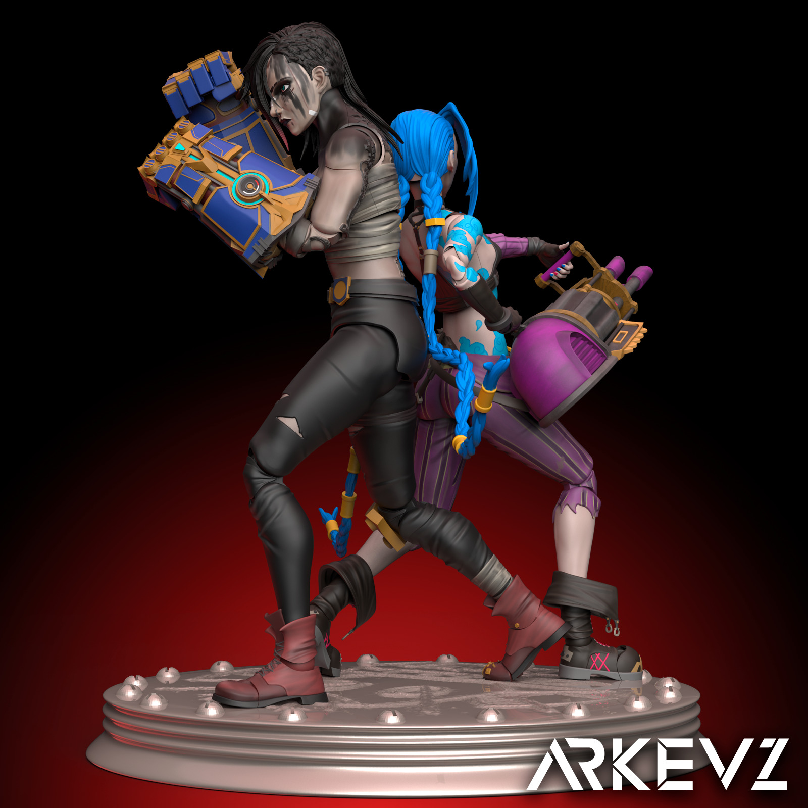 Action Figure - Vi Arcane 3D print model_8