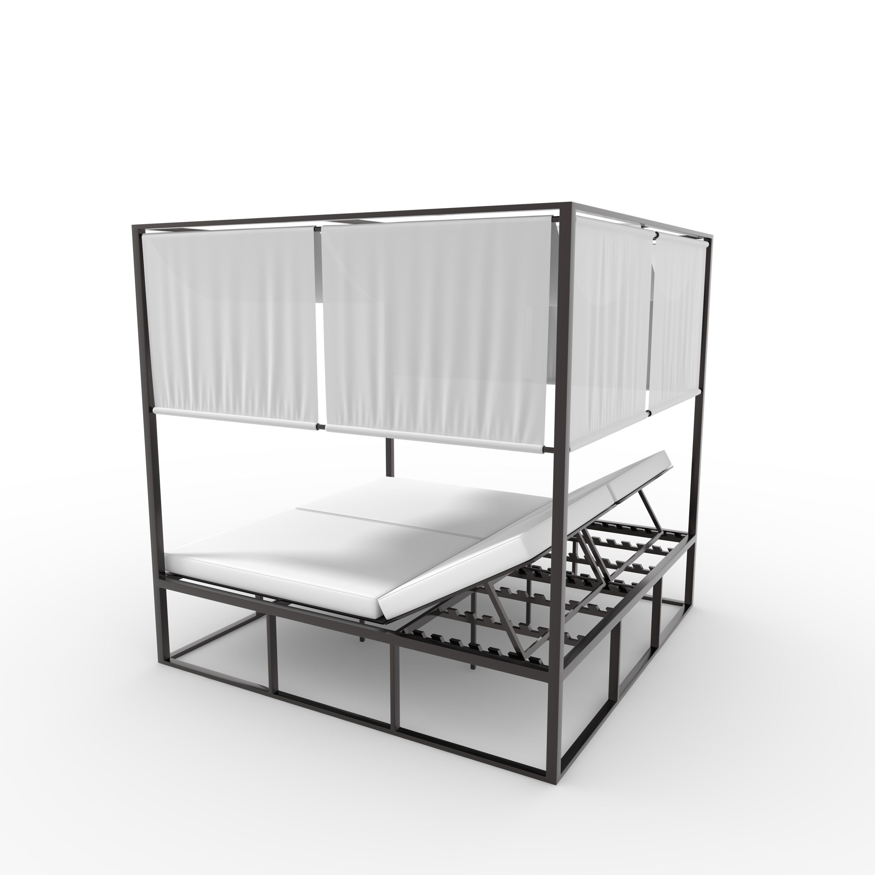 Poolside Cabana 02 3D model_9