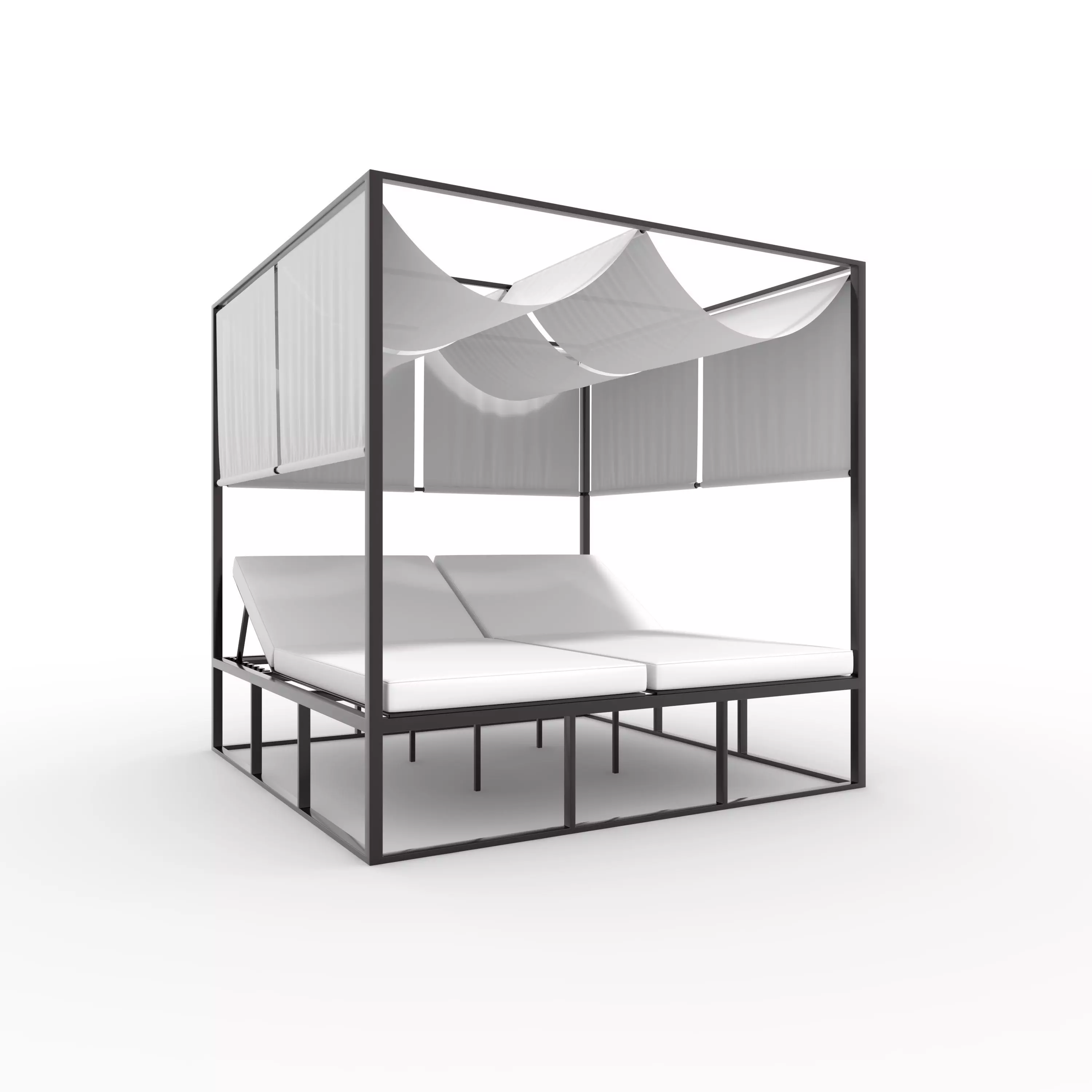 Poolside Cabana 02 3D model_0