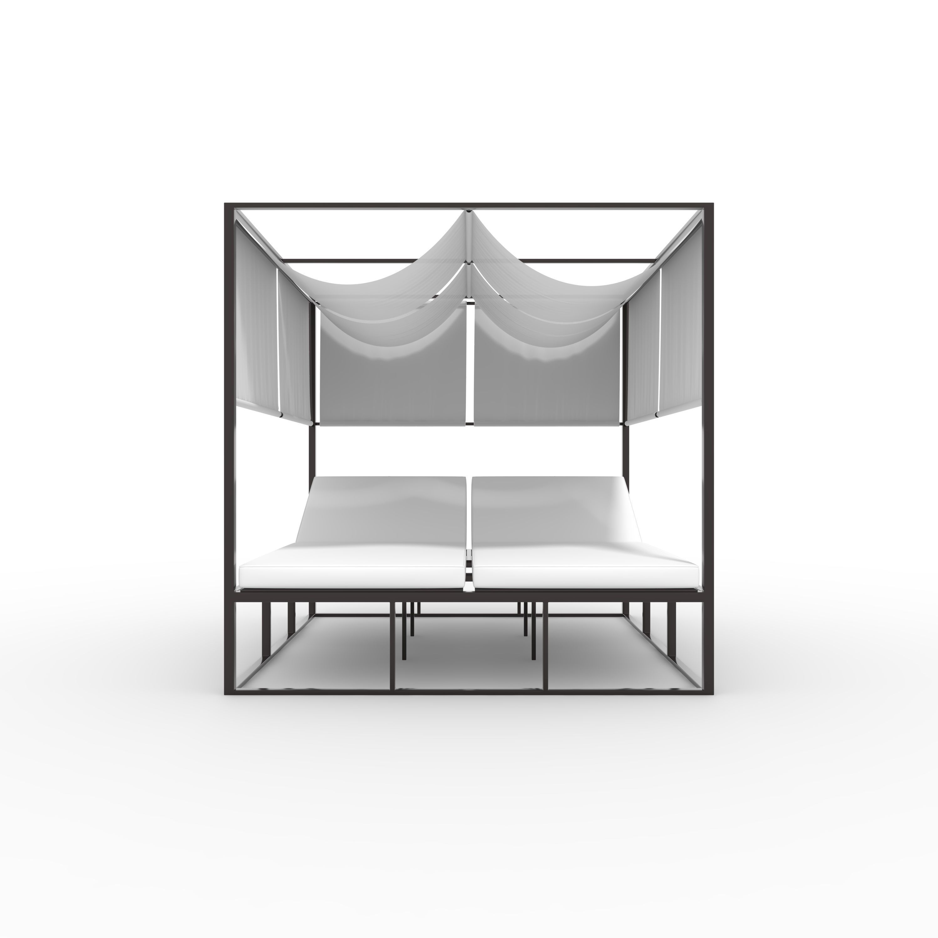 Poolside Cabana 02 3D model_2