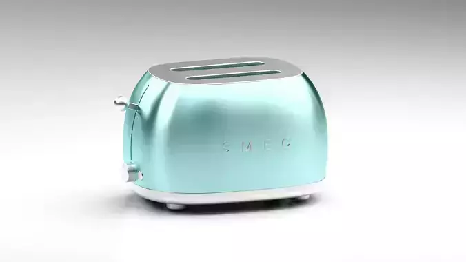 Toaster Metal Body 3d Model