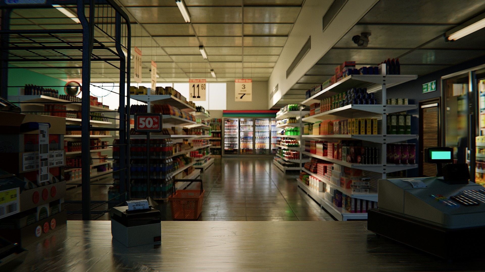 SuperMarket 3D model_2