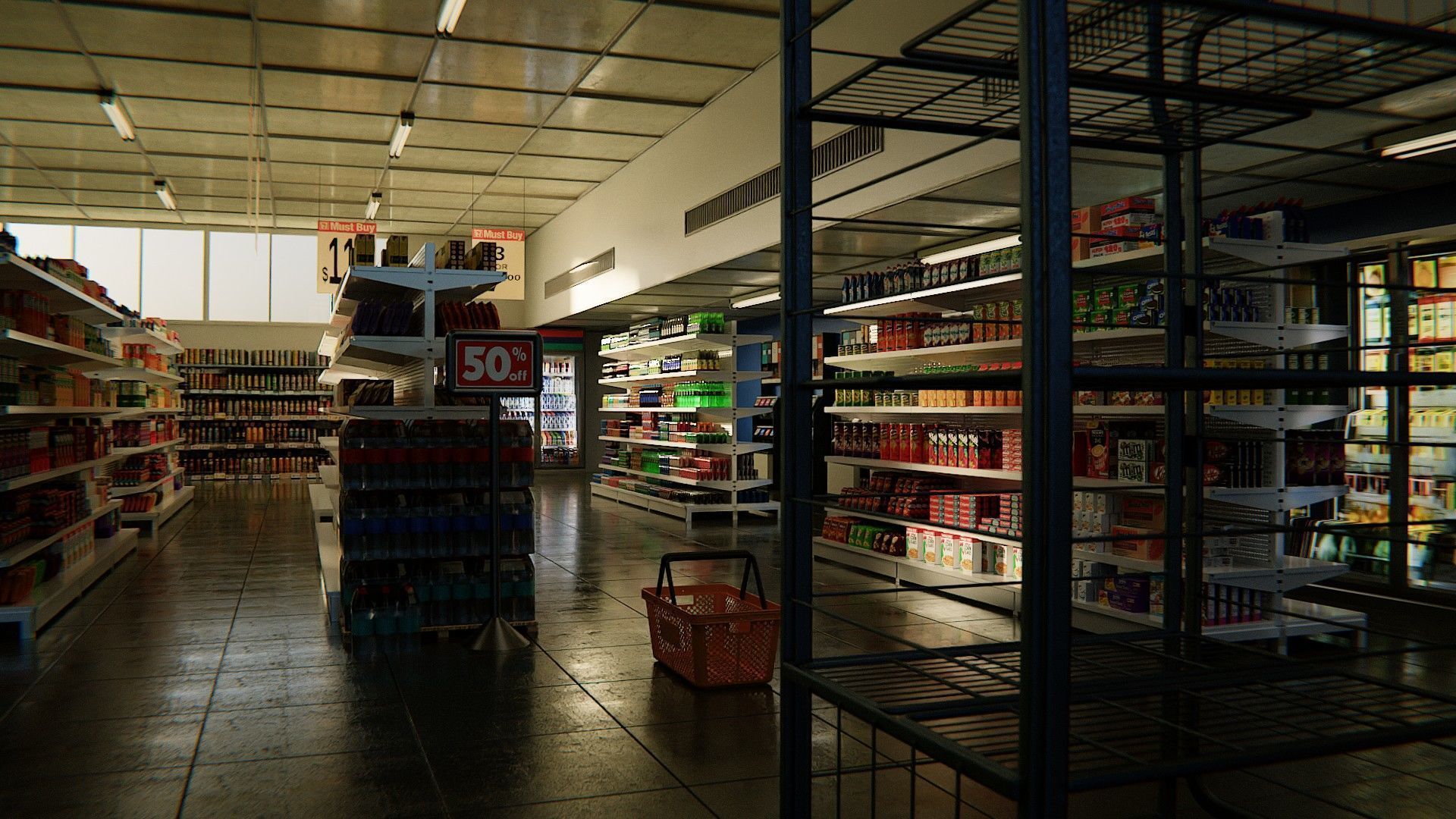SuperMarket 3D model_1