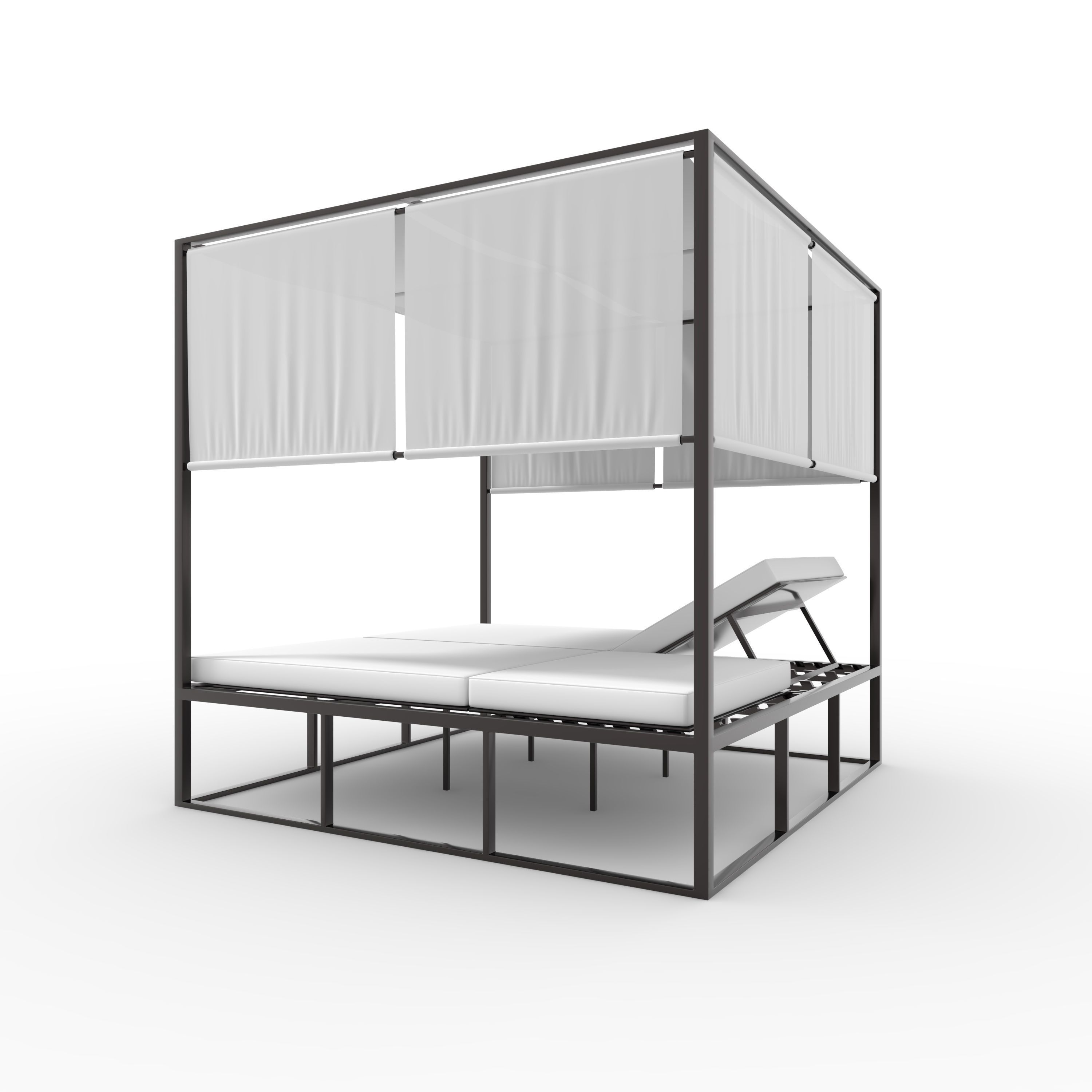 Poolside Cabana 04 3D model_4