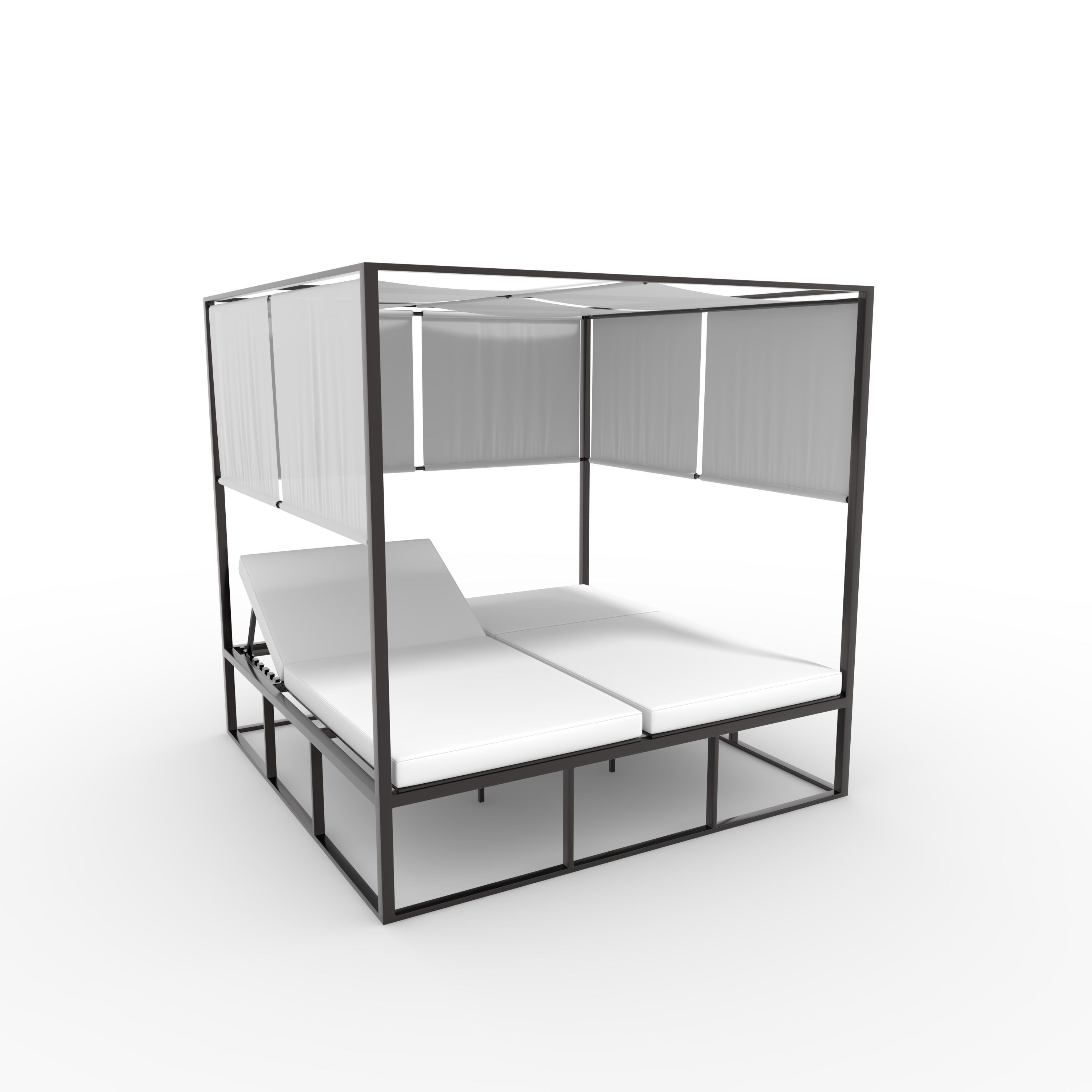 Poolside Cabana 04 3D model_6